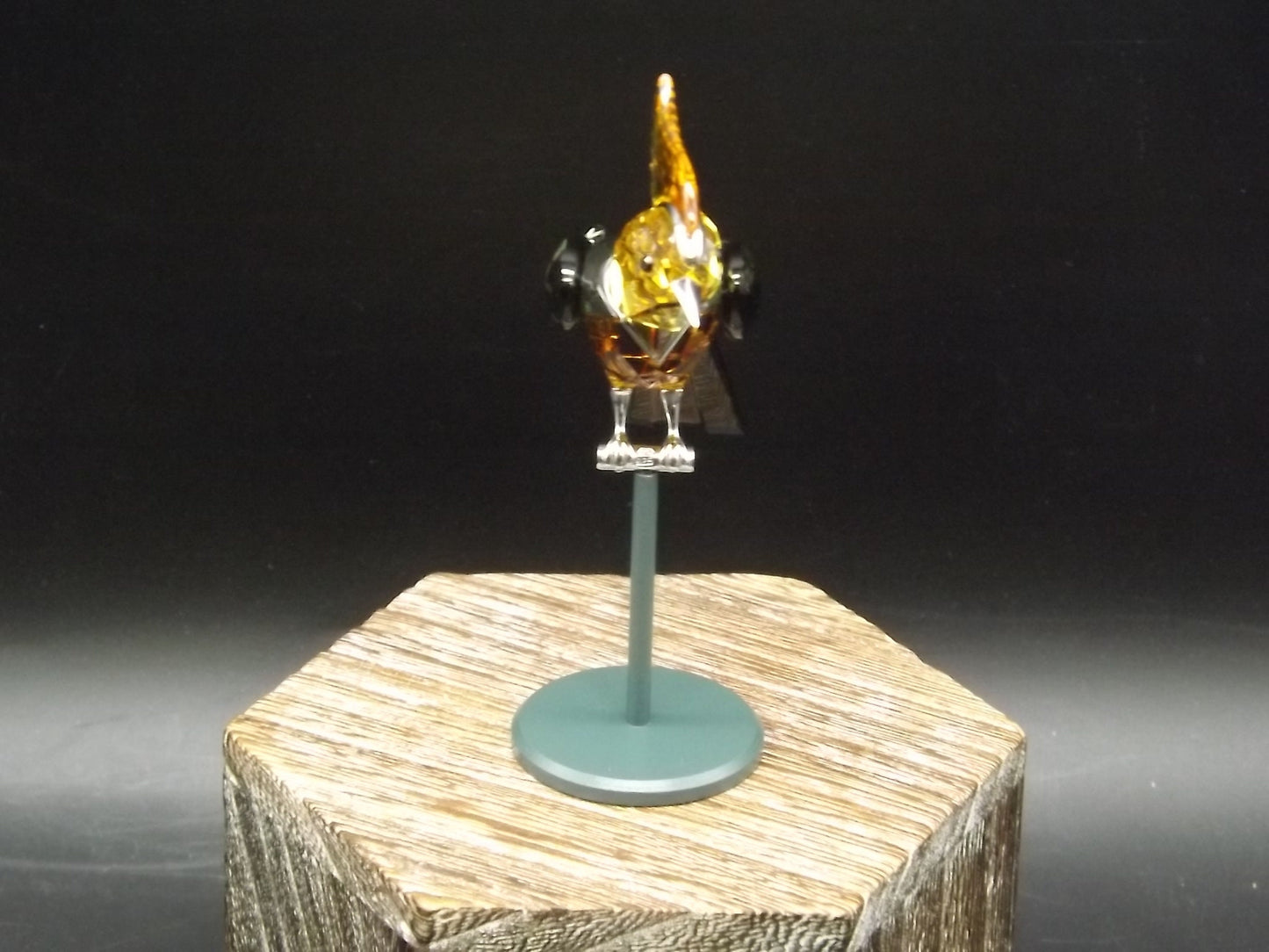 Vintage Swarovski Crystal Paradise Bird Collection Topaz "Bonriki". Excellent Condition with original box.