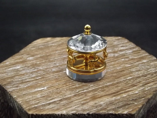 Vintage Swarovski Crystal Memories "Carousel" Figurine. Excellent Condition with original box.