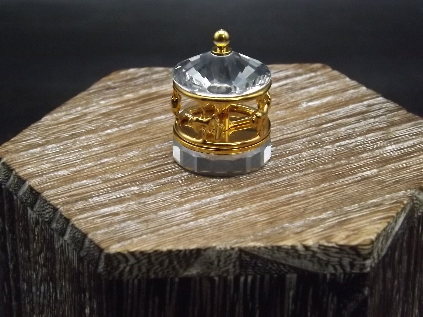 Vintage Swarovski Crystal Memories "Carousel" Figurine. Excellent Condition with original box.