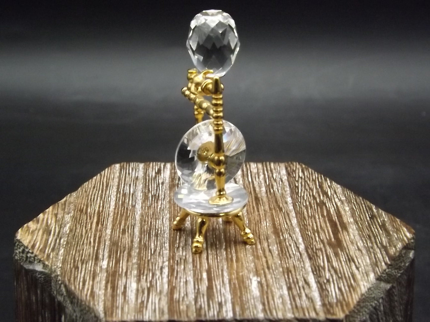 Vintage Swarovski Crystal Memories "Spinning Wheel" Figurine. Excellent Condition with original box.