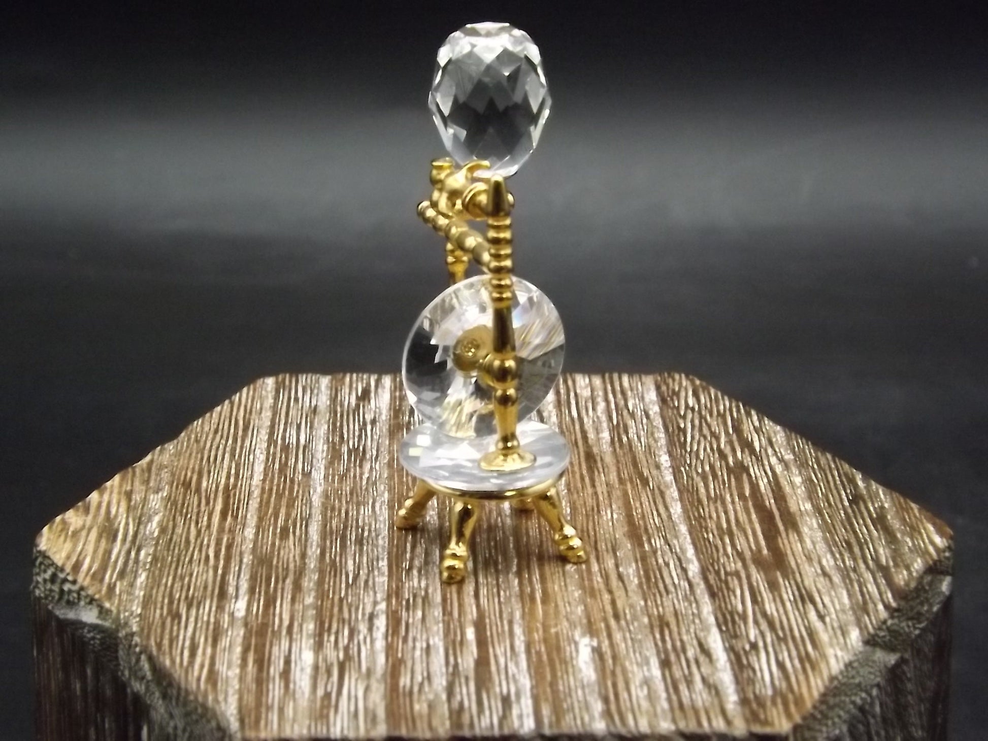 Vintage Swarovski Crystal Memories "Spinning Wheel" Figurine. Excellent Condition with original box.