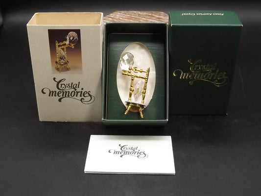 Vintage Swarovski Crystal Memories "Spinning Wheel" Figurine. Excellent Condition with original box.
