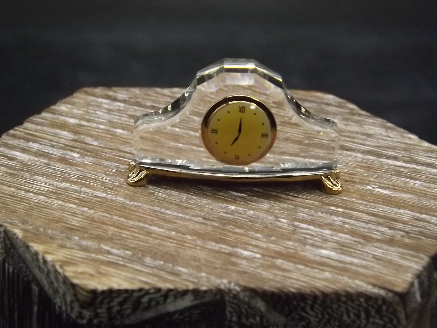 Vintage Swarovski Crystal Memories "Mantle Clock" Figurine. Excellent Condition with original box.