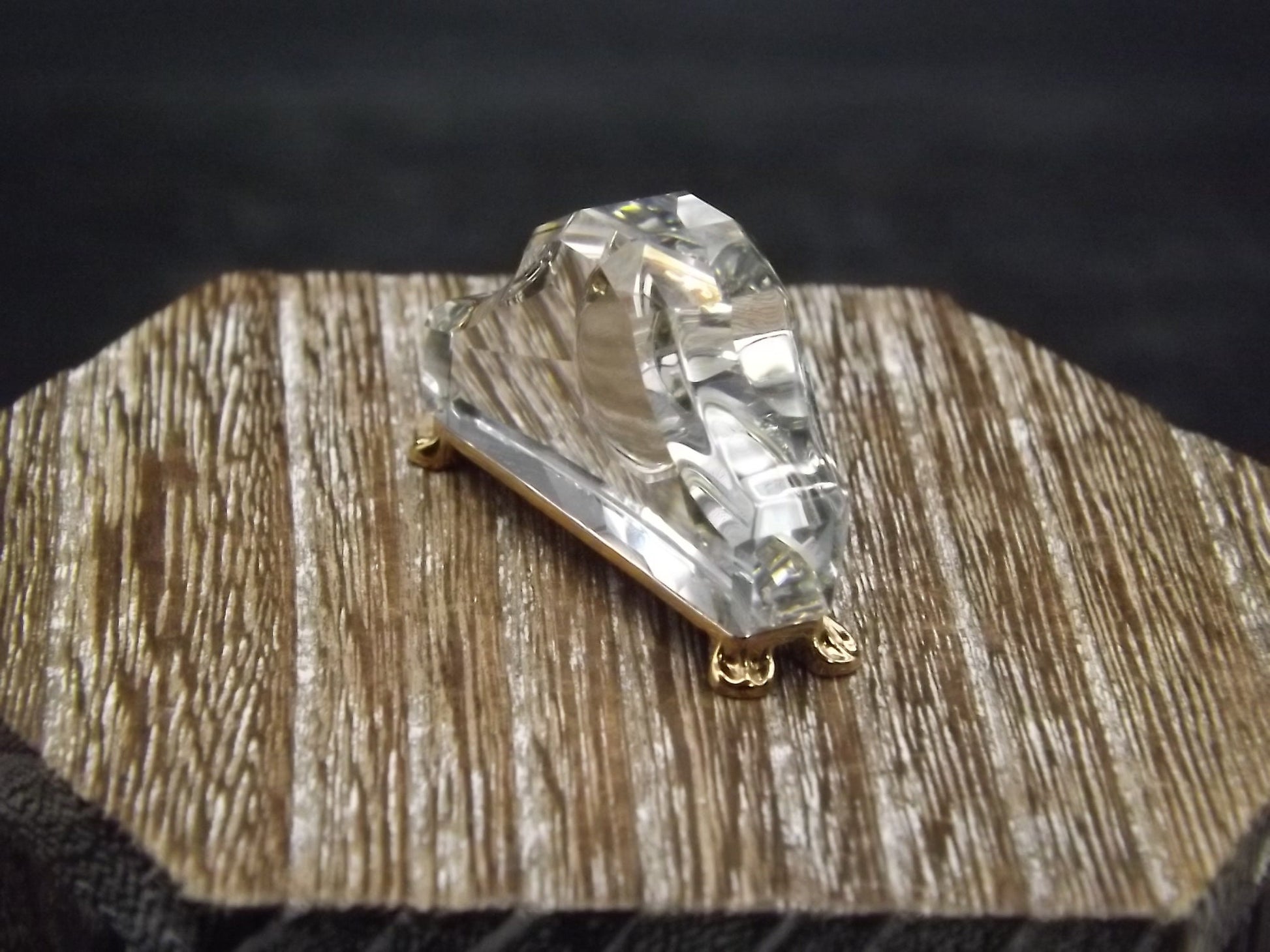 Vintage Swarovski Crystal Memories "Mantle Clock" Figurine. Excellent Condition with original box.