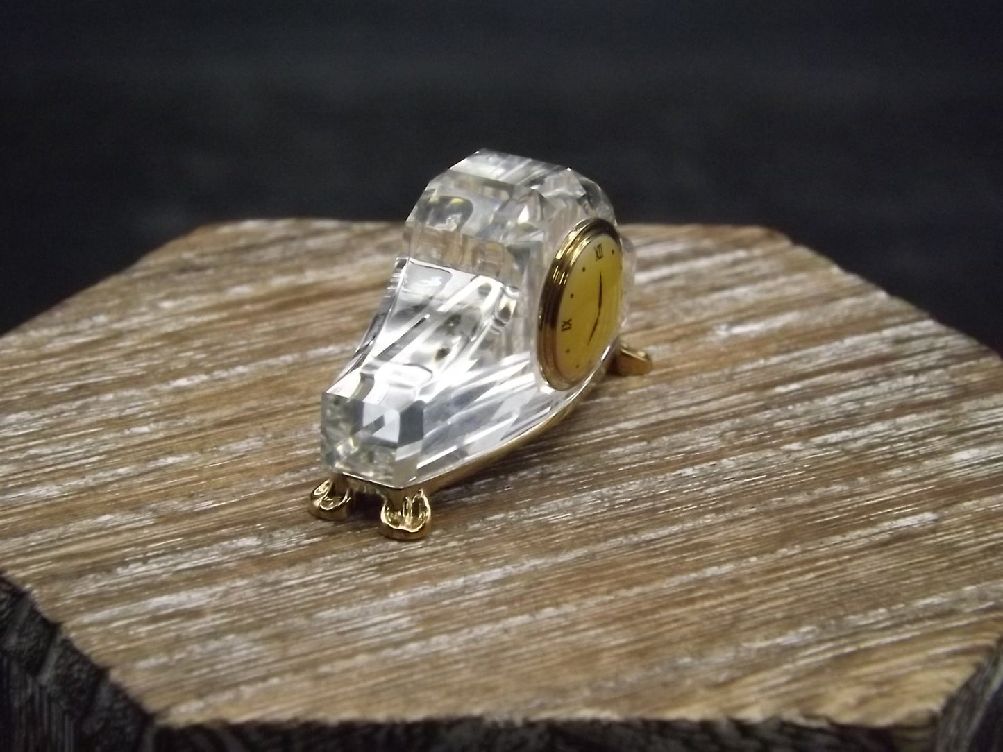 Vintage Swarovski Crystal Memories "Mantle Clock" Figurine. Excellent Condition with original box.