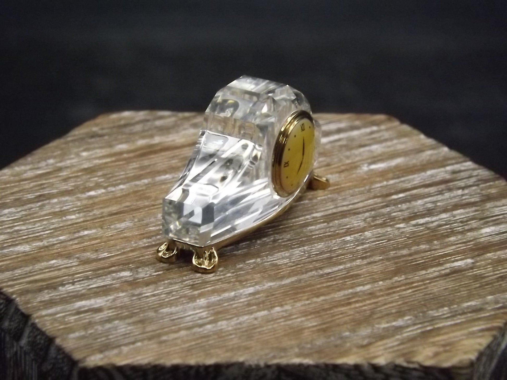 Vintage Swarovski Crystal Memories "Mantle Clock" Figurine. Excellent Condition with original box.