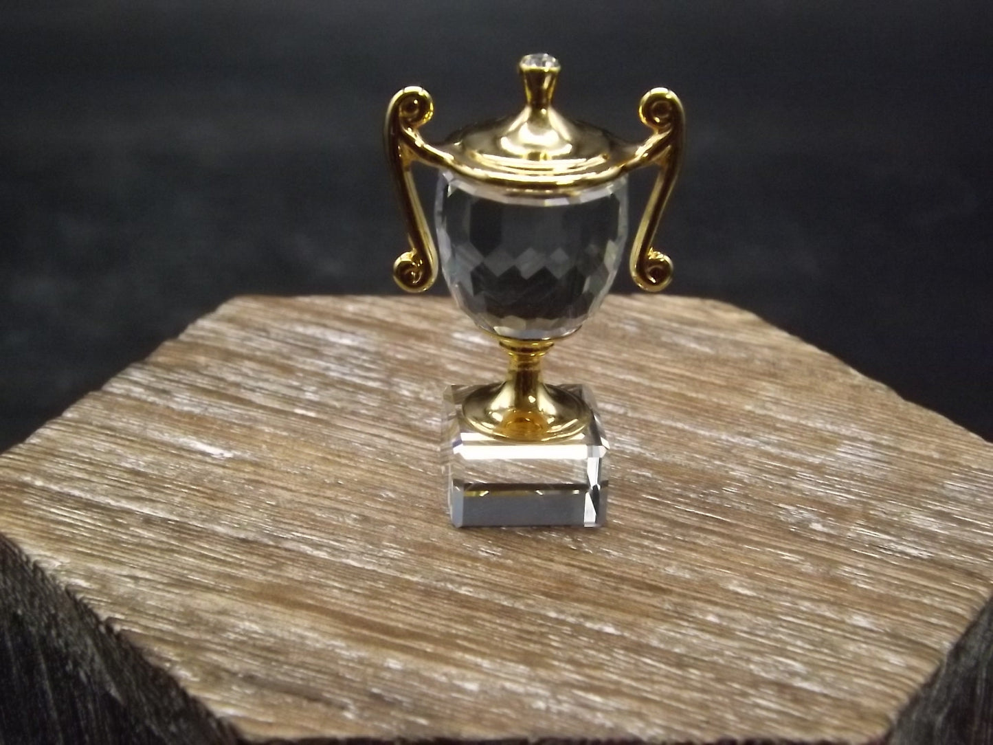 Vintage Swarovski Crystal Memories "Trophy" Figurine. Excellent Condition with original box.