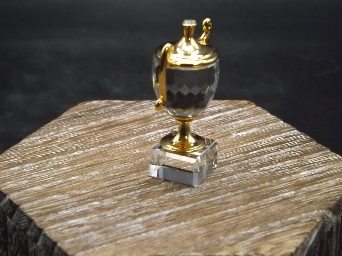 Vintage Swarovski Crystal Memories "Trophy" Figurine. Excellent Condition with original box.