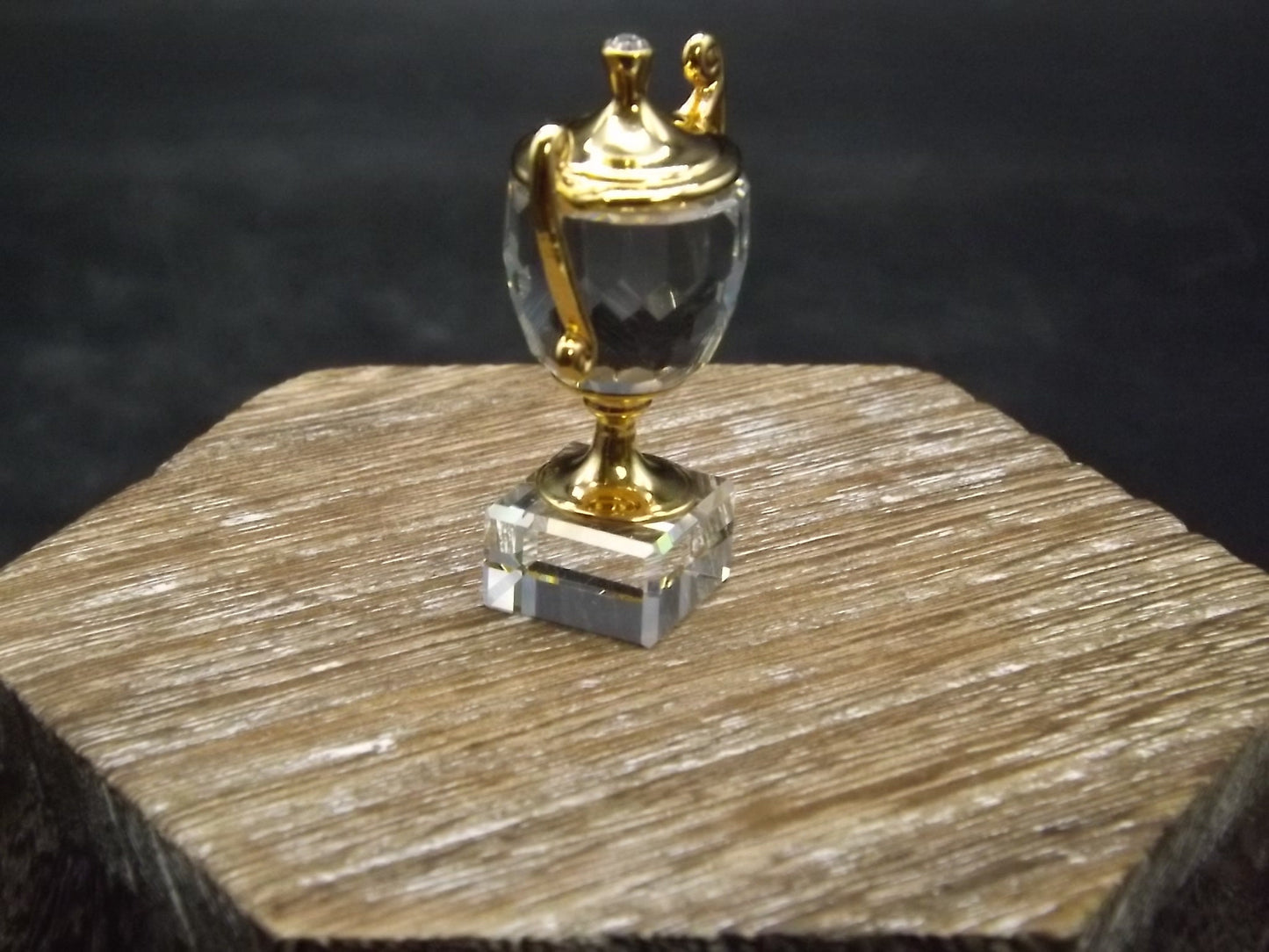 Vintage Swarovski Crystal Memories "Trophy" Figurine. Excellent Condition with original box.