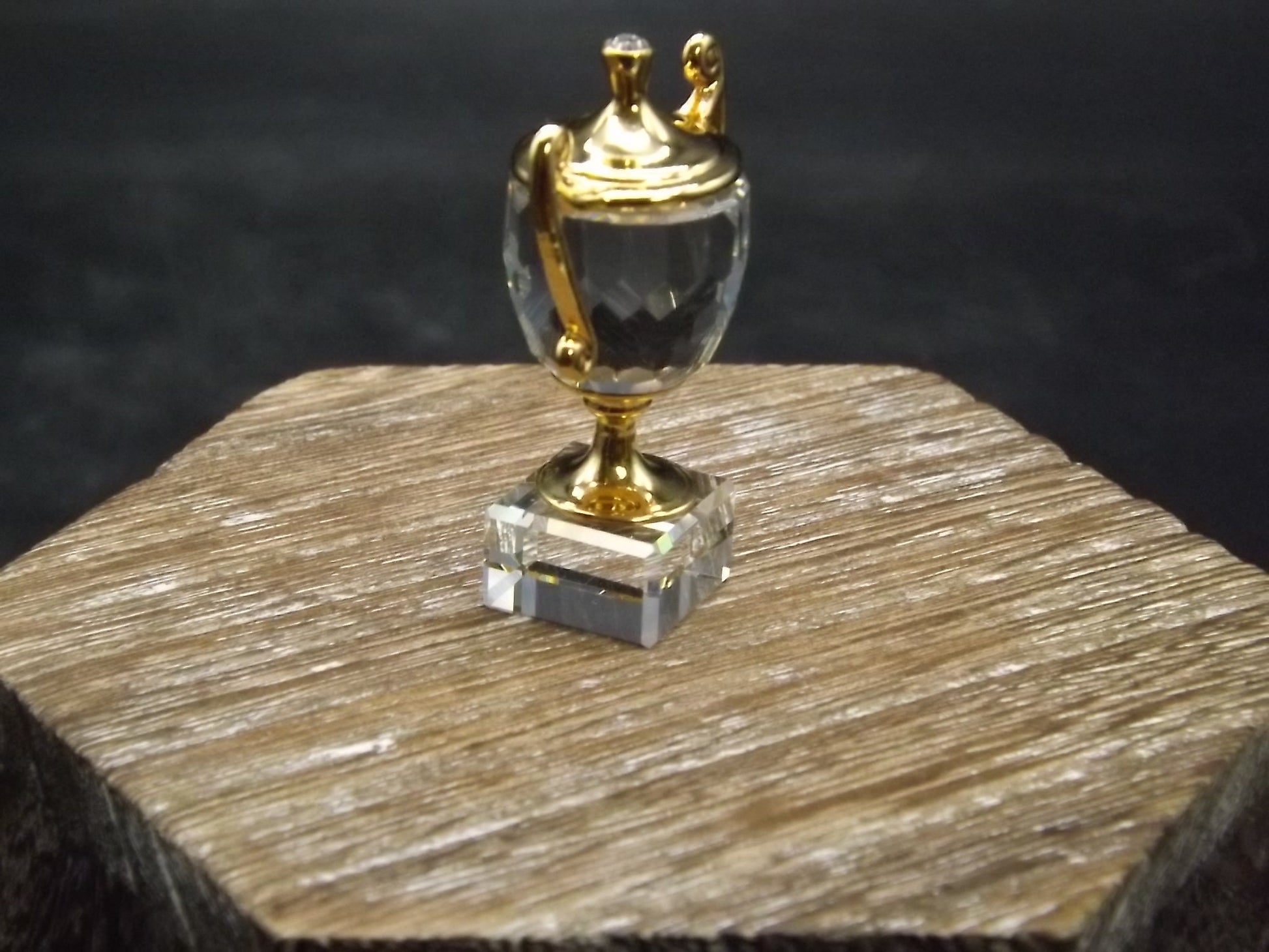 Vintage Swarovski Crystal Memories "Trophy" Figurine. Excellent Condition with original box.