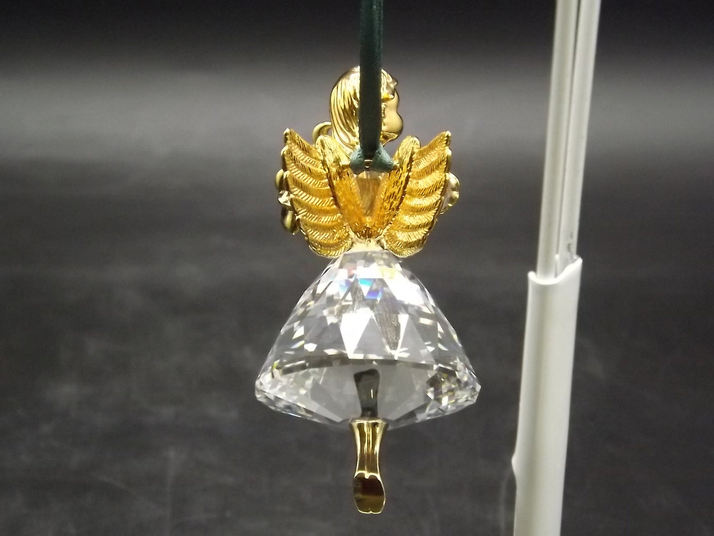 Vintage Swarovski Crystal Memories 1998 "Angel Playing a Harp" Figurine. Excellent Condition with original box.