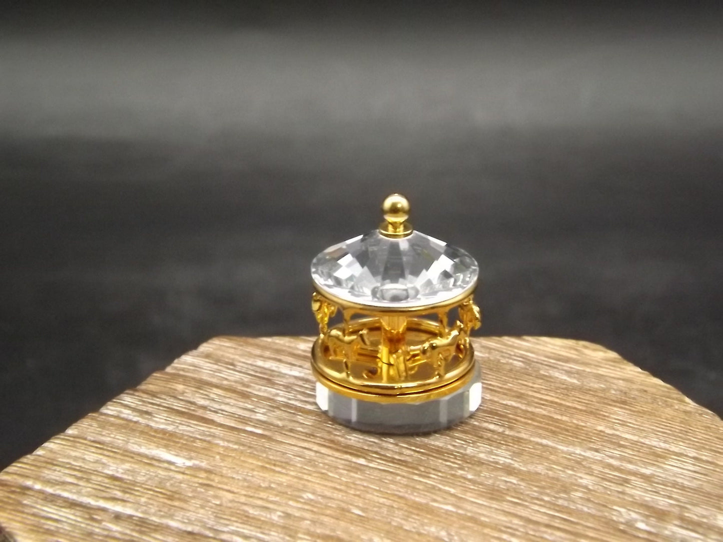 Vintage Swarovski Crystal Memories "Carousel" Figurine. Excellent Condition with original box.