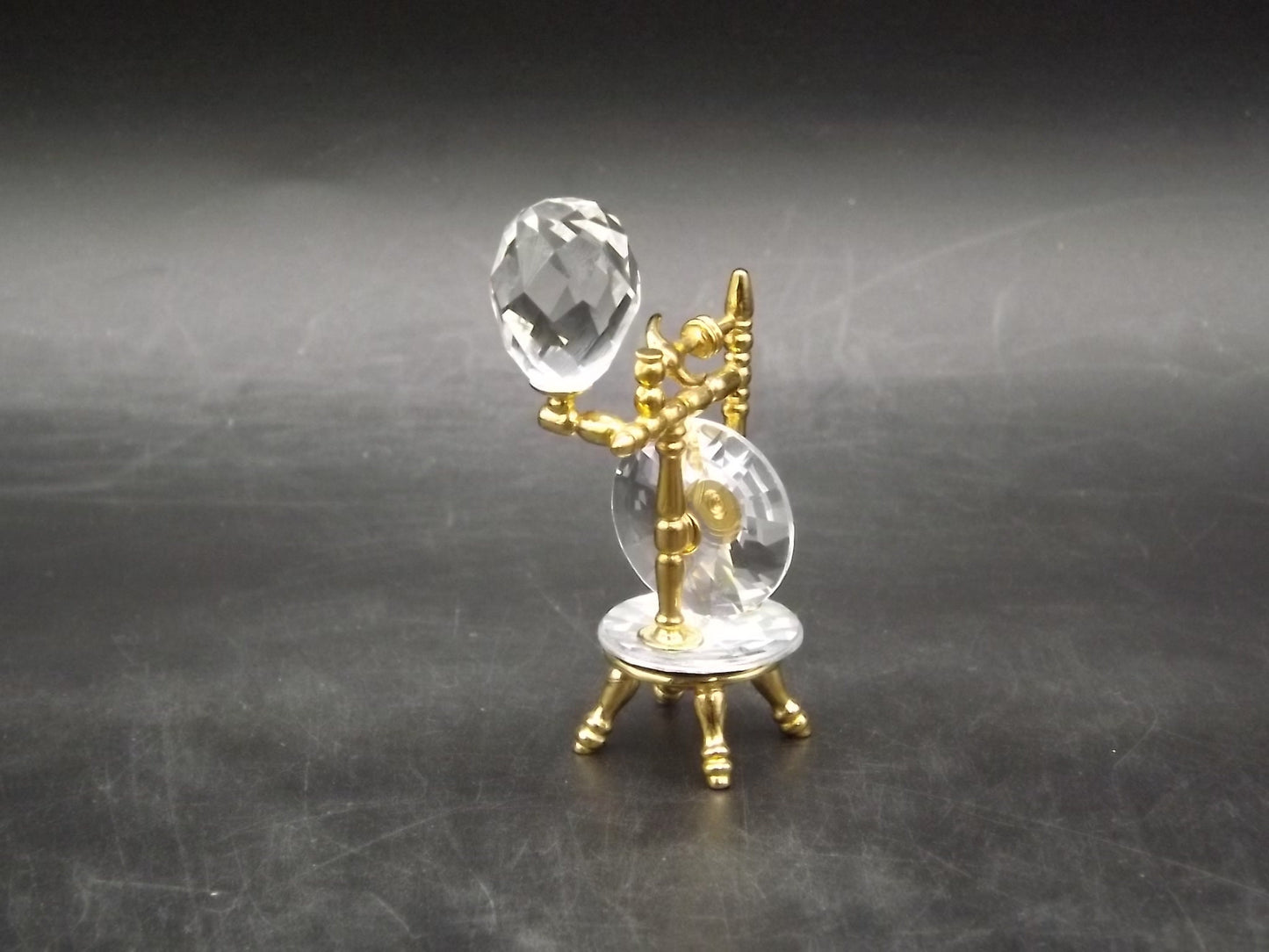 Vintage Swarovski Crystal Memories "Spinning Wheel" Figurine. Excellent Condition with original box.