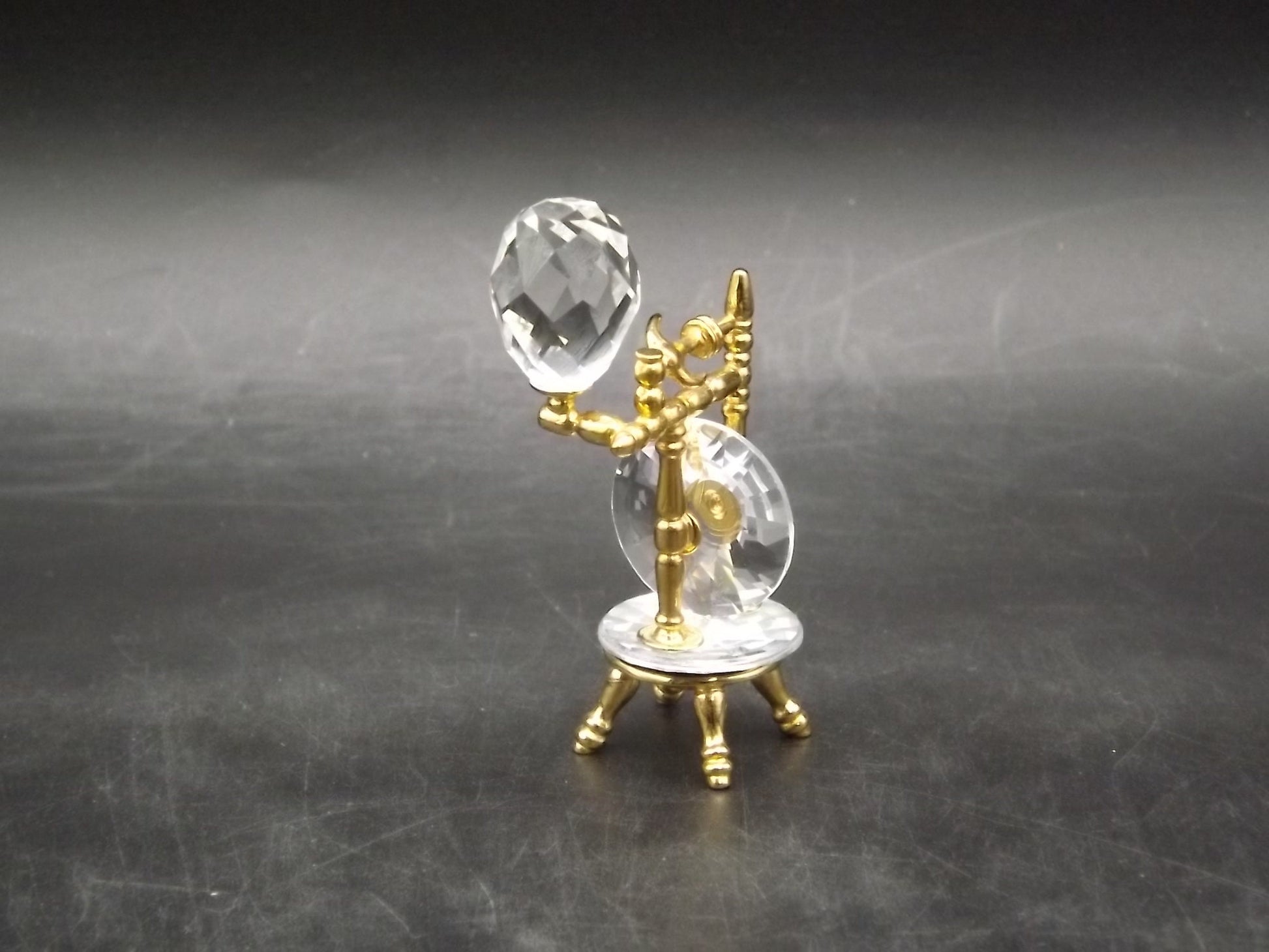 Vintage Swarovski Crystal Memories "Spinning Wheel" Figurine. Excellent Condition with original box.