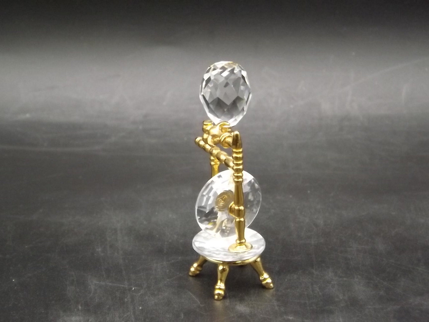 Vintage Swarovski Crystal Memories "Spinning Wheel" Figurine. Excellent Condition with original box.
