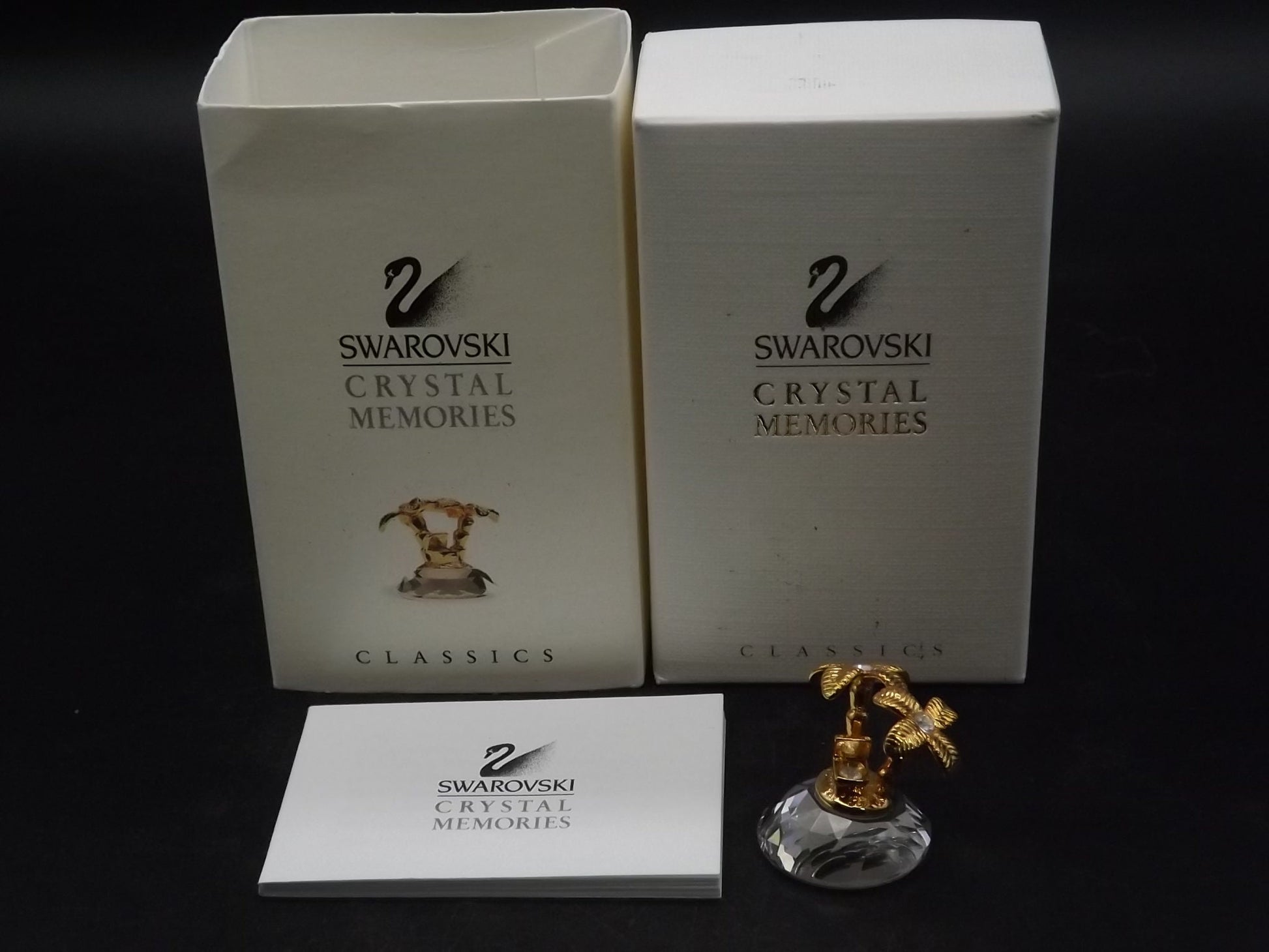 Vintage Swarovski Crystal Memories Treasure Island Figurine with Box
