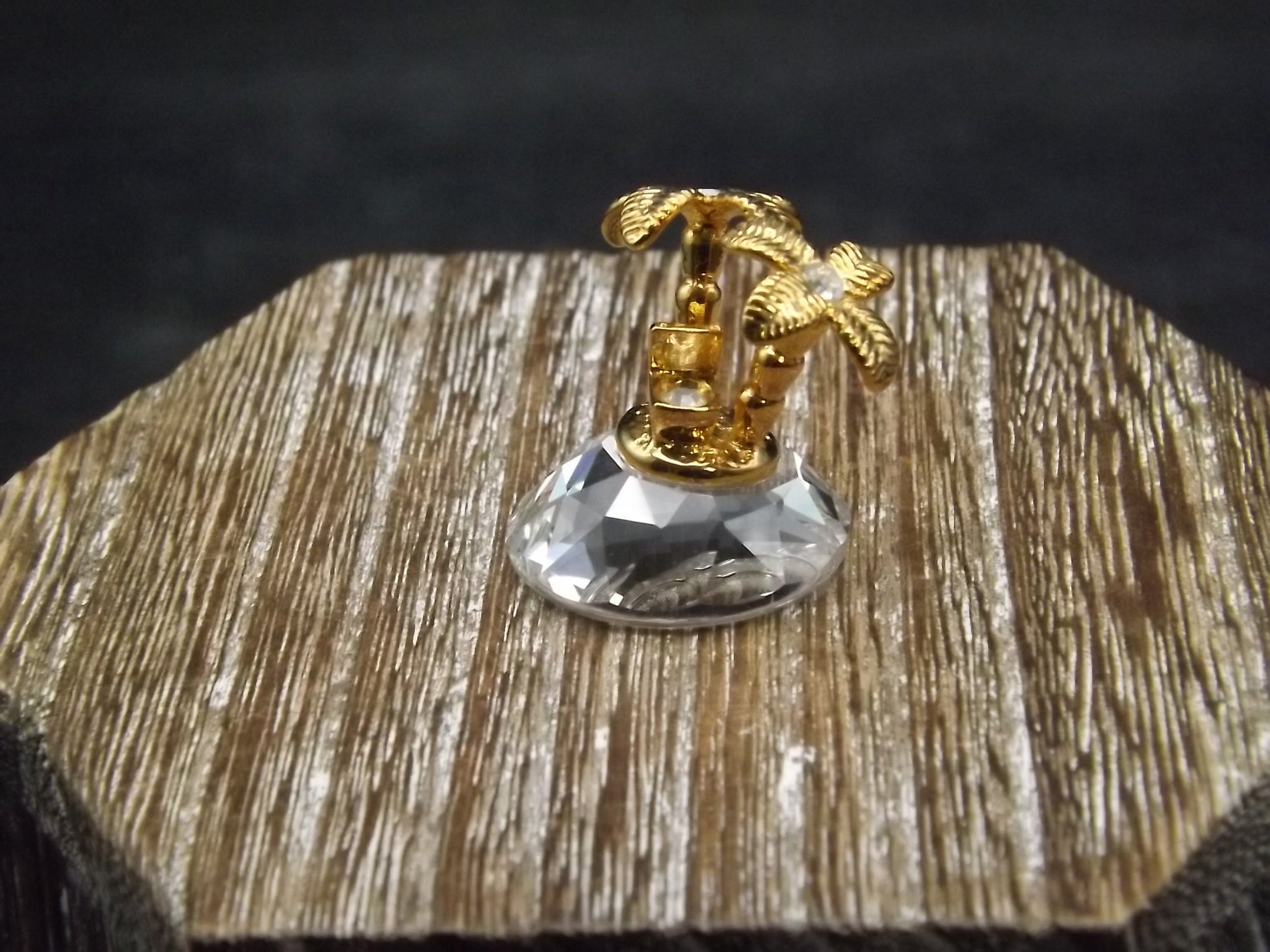 Vintage Swarovski Crystal Memories Treasure Island Figurine with Box