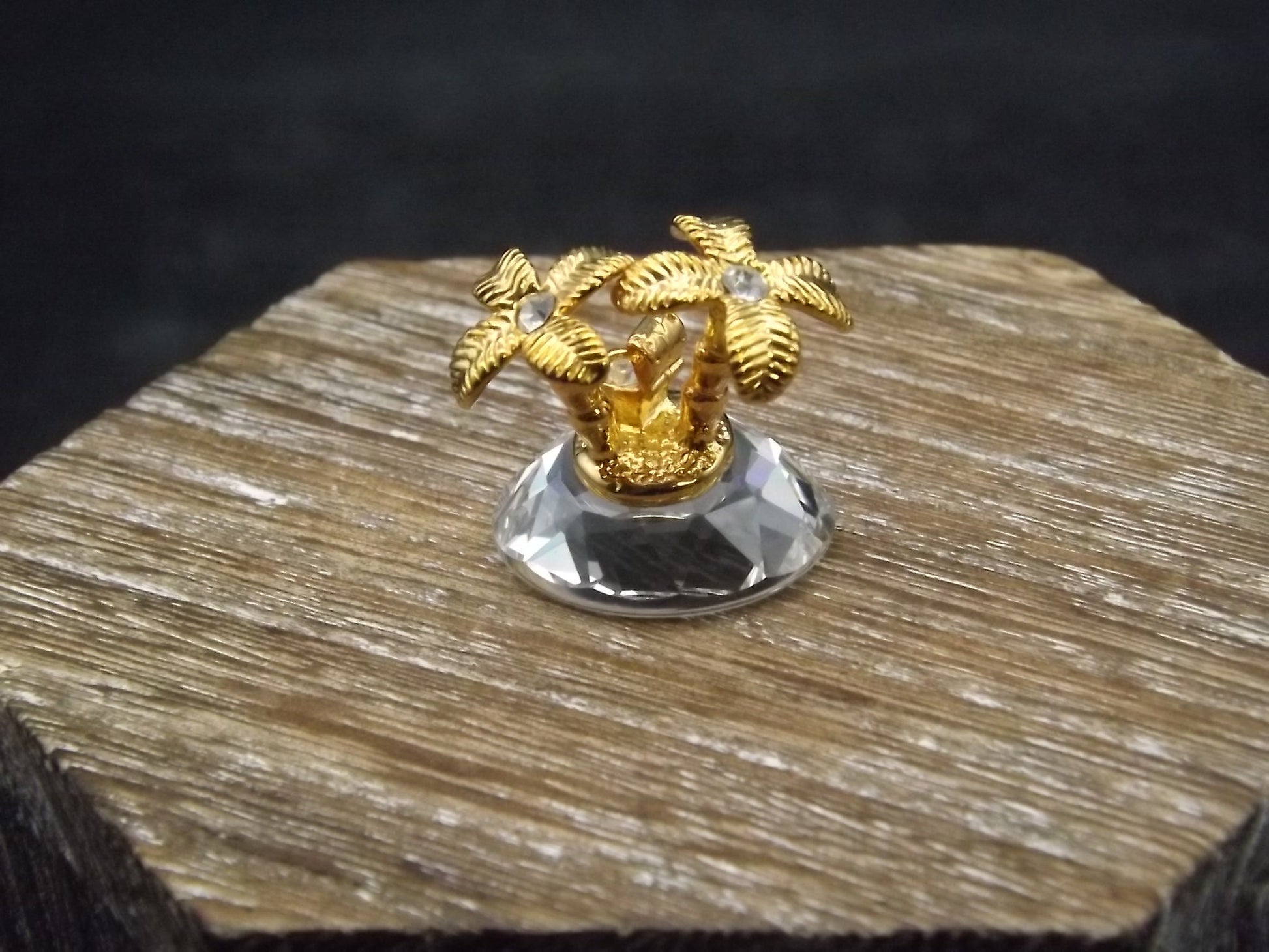 Vintage Swarovski Crystal Memories Treasure Island Figurine with Box