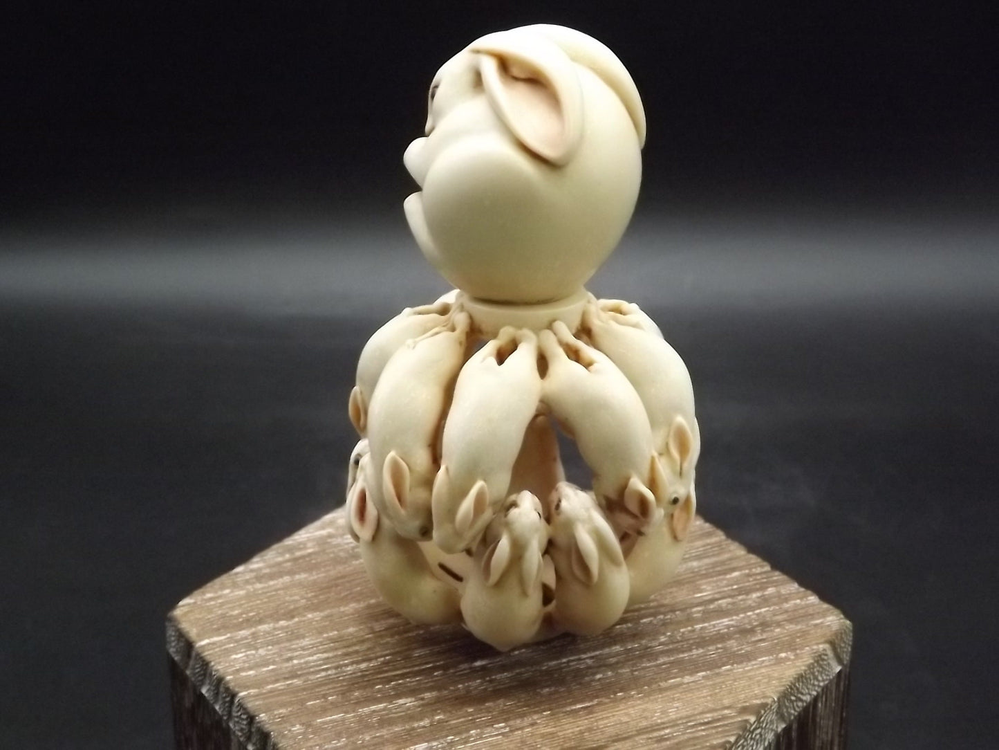 Adam Binder Eden series "Arctic Circle". Limited Edition #65/250. Rabbit amongst many offspring. Excellent shape