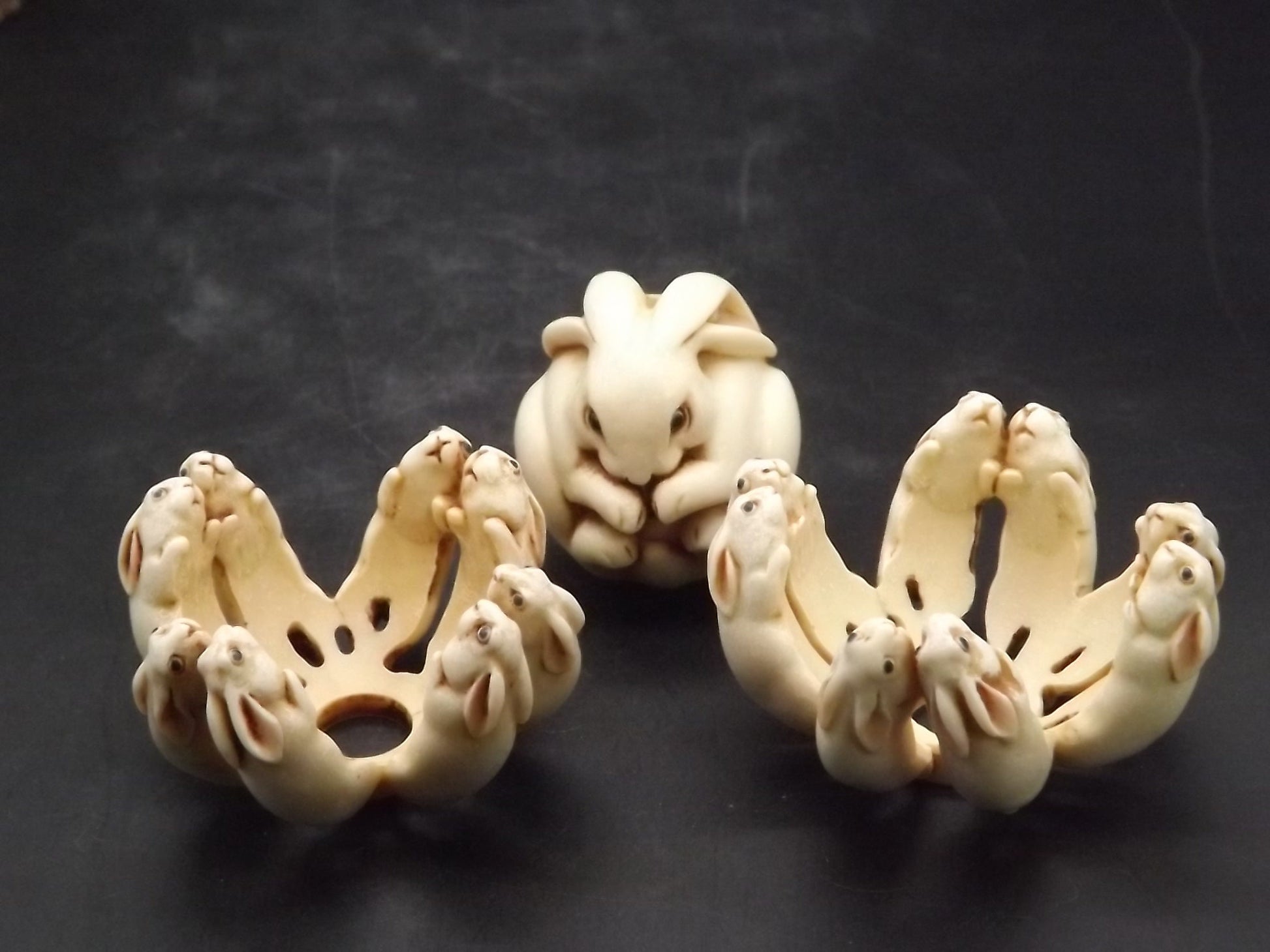 Adam Binder Eden series "Arctic Circle". Limited Edition #65/250. Rabbit amongst many offspring. Excellent shape