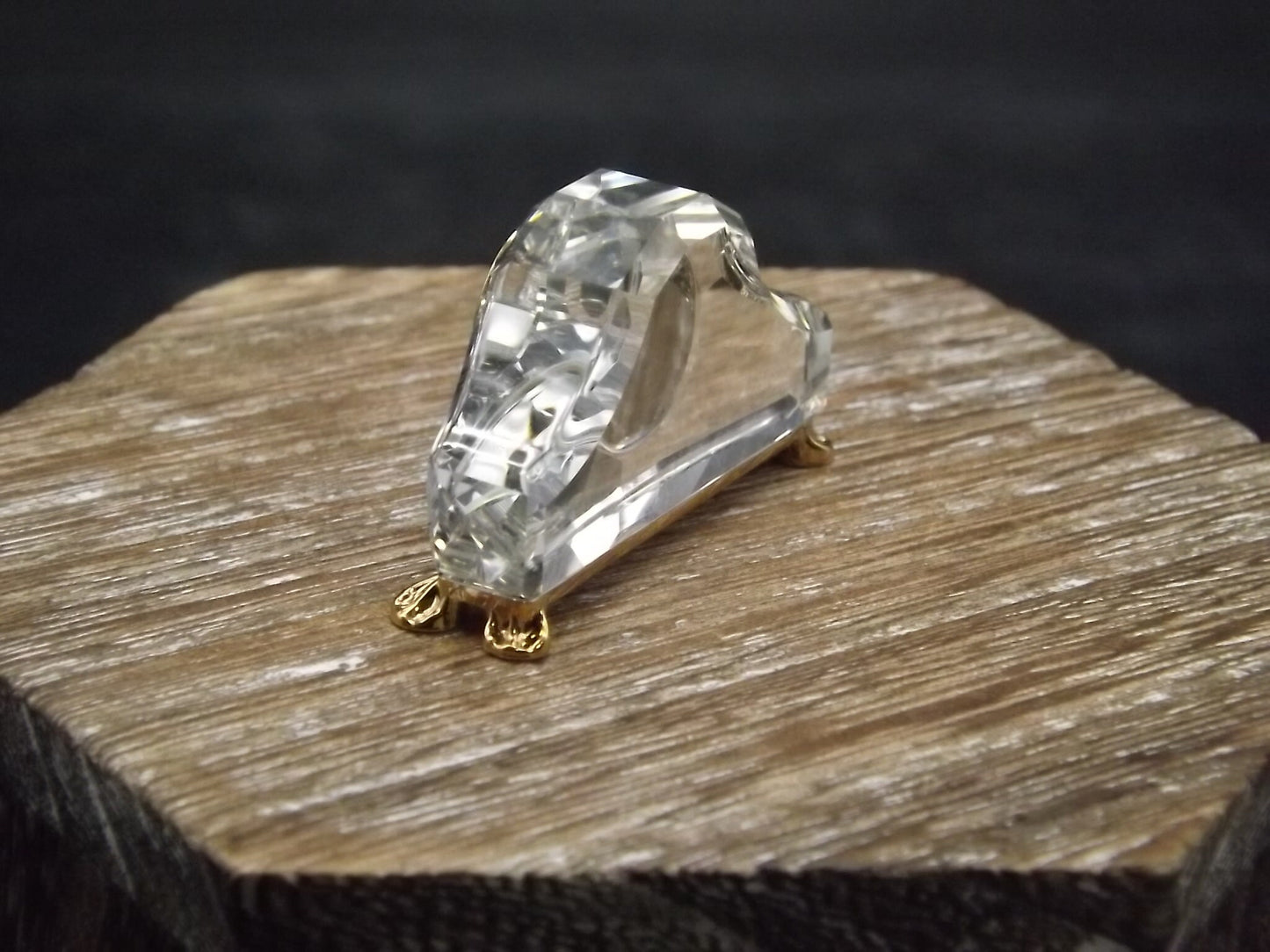 Vintage Swarovski Crystal Memories "Mantle Clock" Figurine. Excellent Condition with original box.