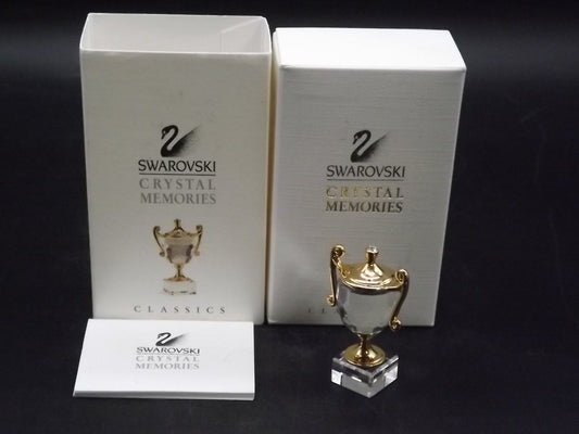 Vintage Swarovski Crystal Memories "Trophy" Figurine. Excellent Condition with original box.