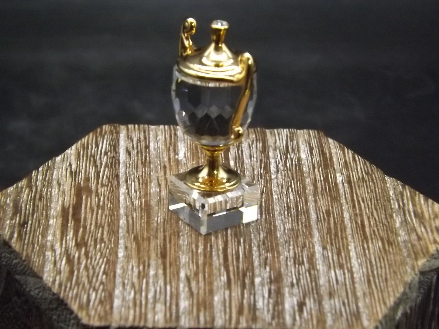 Vintage Swarovski Crystal Memories "Trophy" Figurine. Excellent Condition with original box.