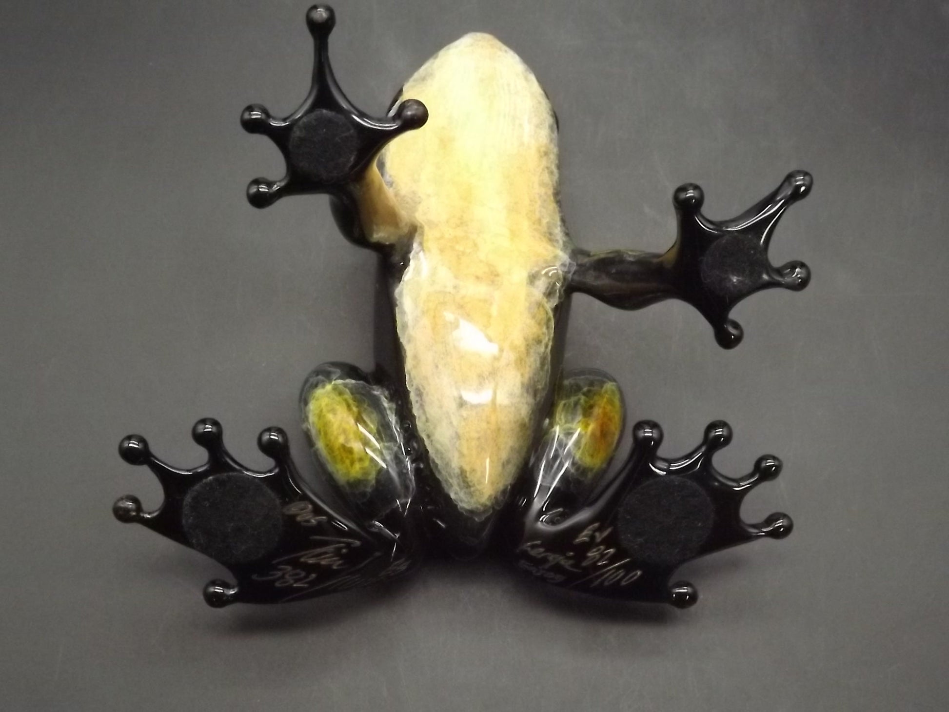 Vintage "Frogman" Tim Cotterill "Fergie" frog. Hand painted and Enameled Bronze figurine. Limited edition #82/100 show version of "Albert".