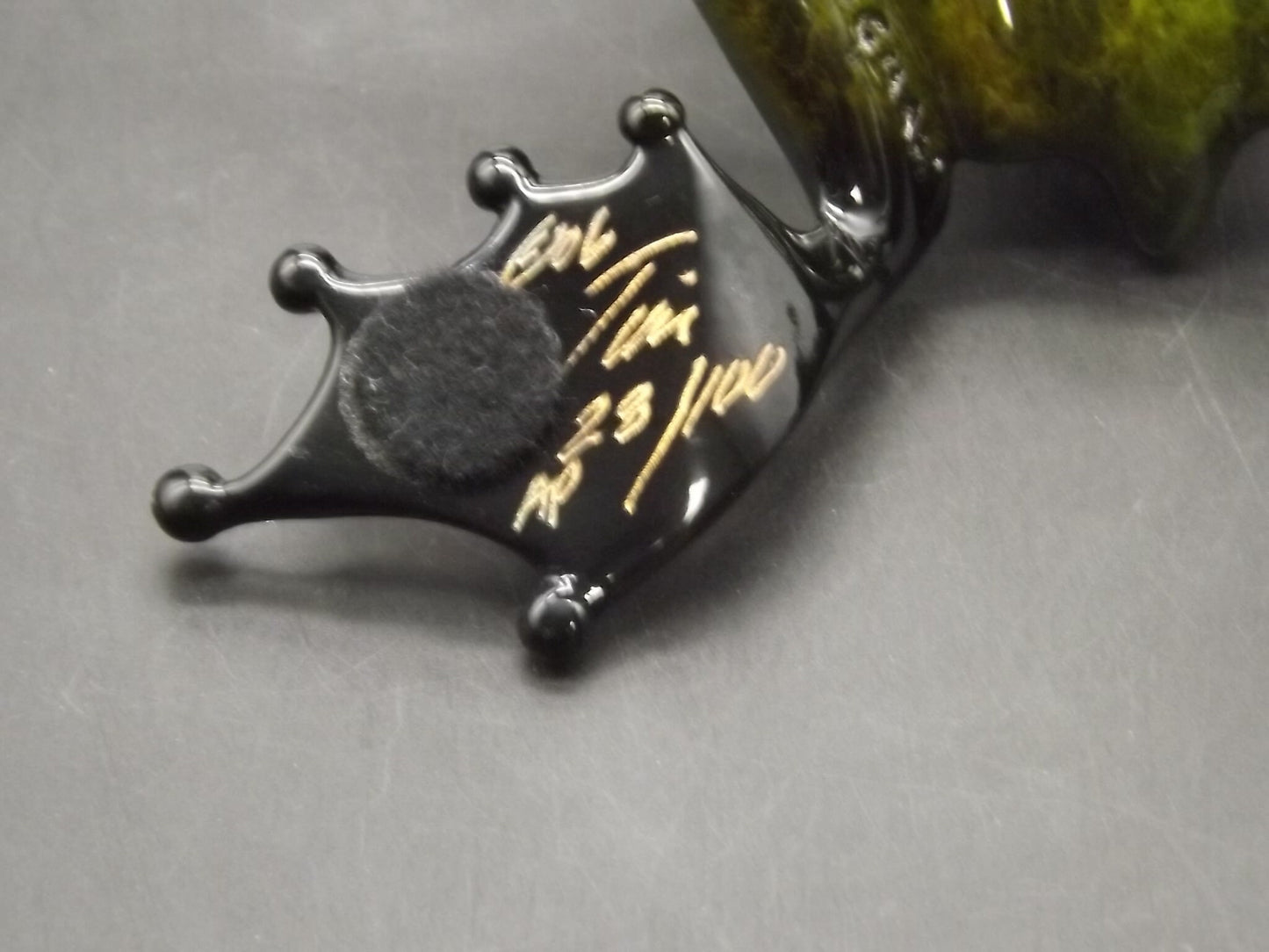 Vintage Frogman Tim Cotterill "Emerald" Bronze Frog Figurine: Limited Edition Artist Proof