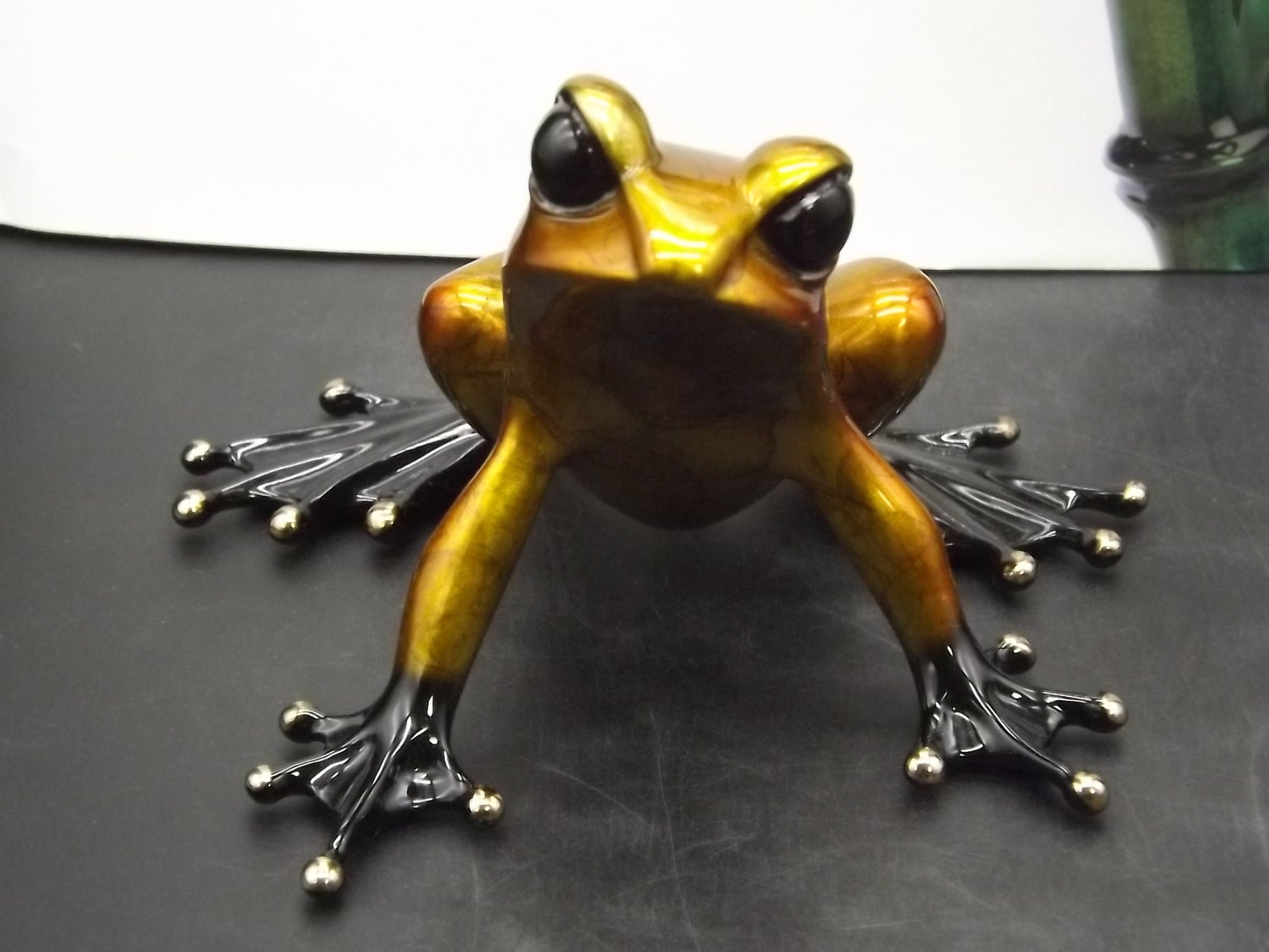 Vintage Frogman Tim Cotterill Bronze Frog Figurine: Euro 2 Albert, Limited Edition