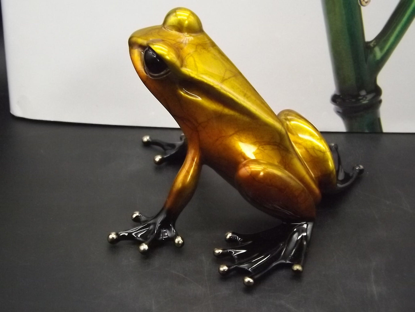 Vintage Frogman Tim Cotterill Bronze Frog Figurine: Euro 2 Albert, Limited Edition