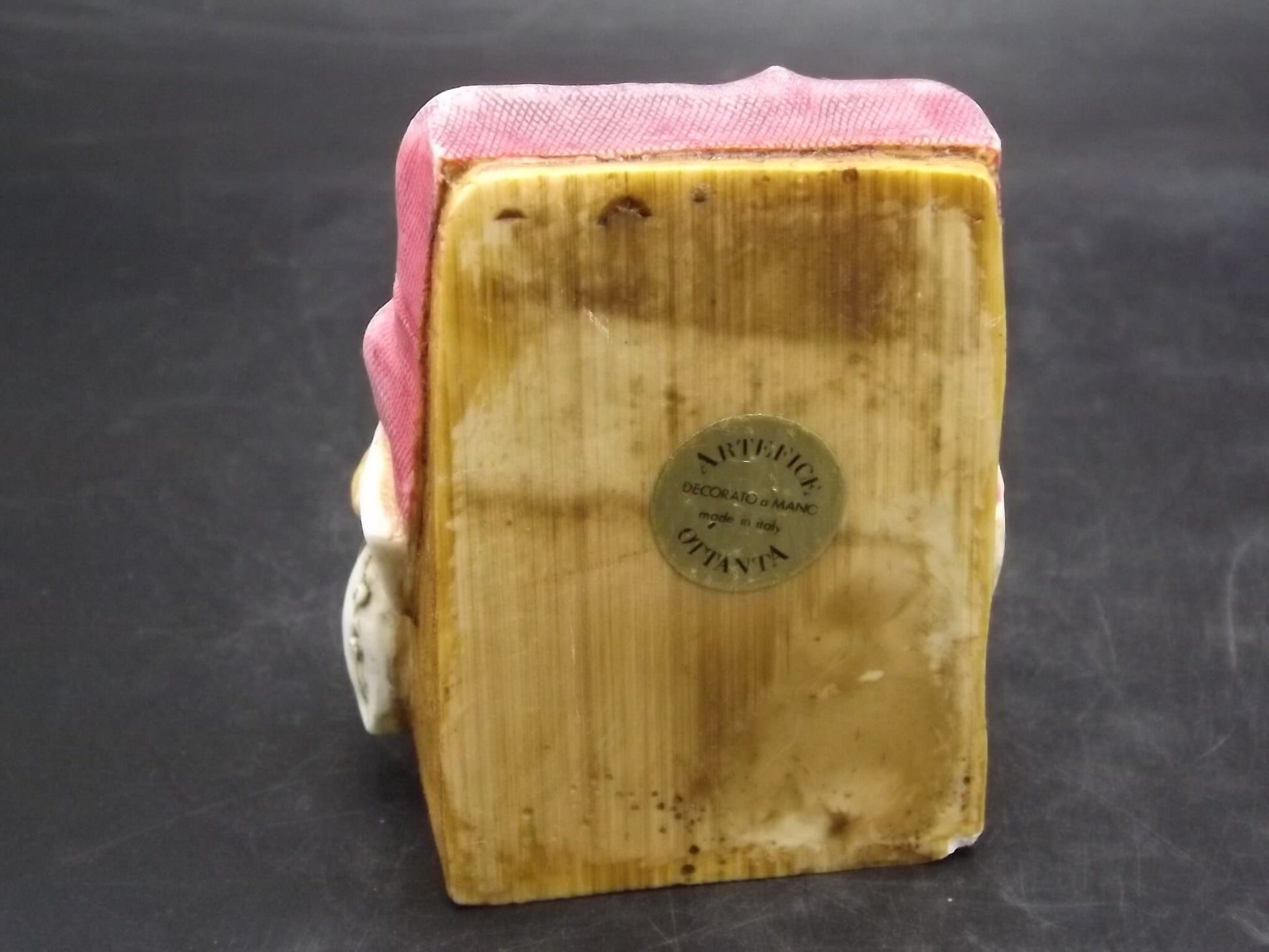 Vintage 1982 Artefice Ottanta Rabbit Couple Figurine: Made in Italy