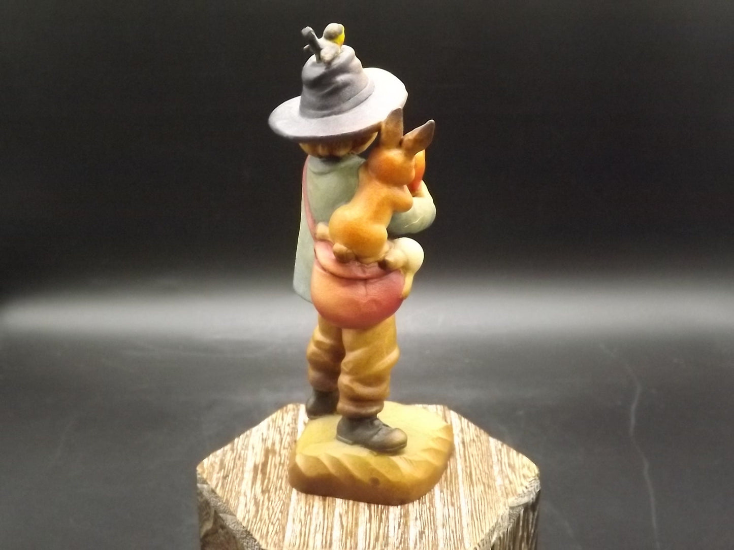 Vintage Anri Wood Figurine: "Will You Be Mine" Juan Ferrandiz Design