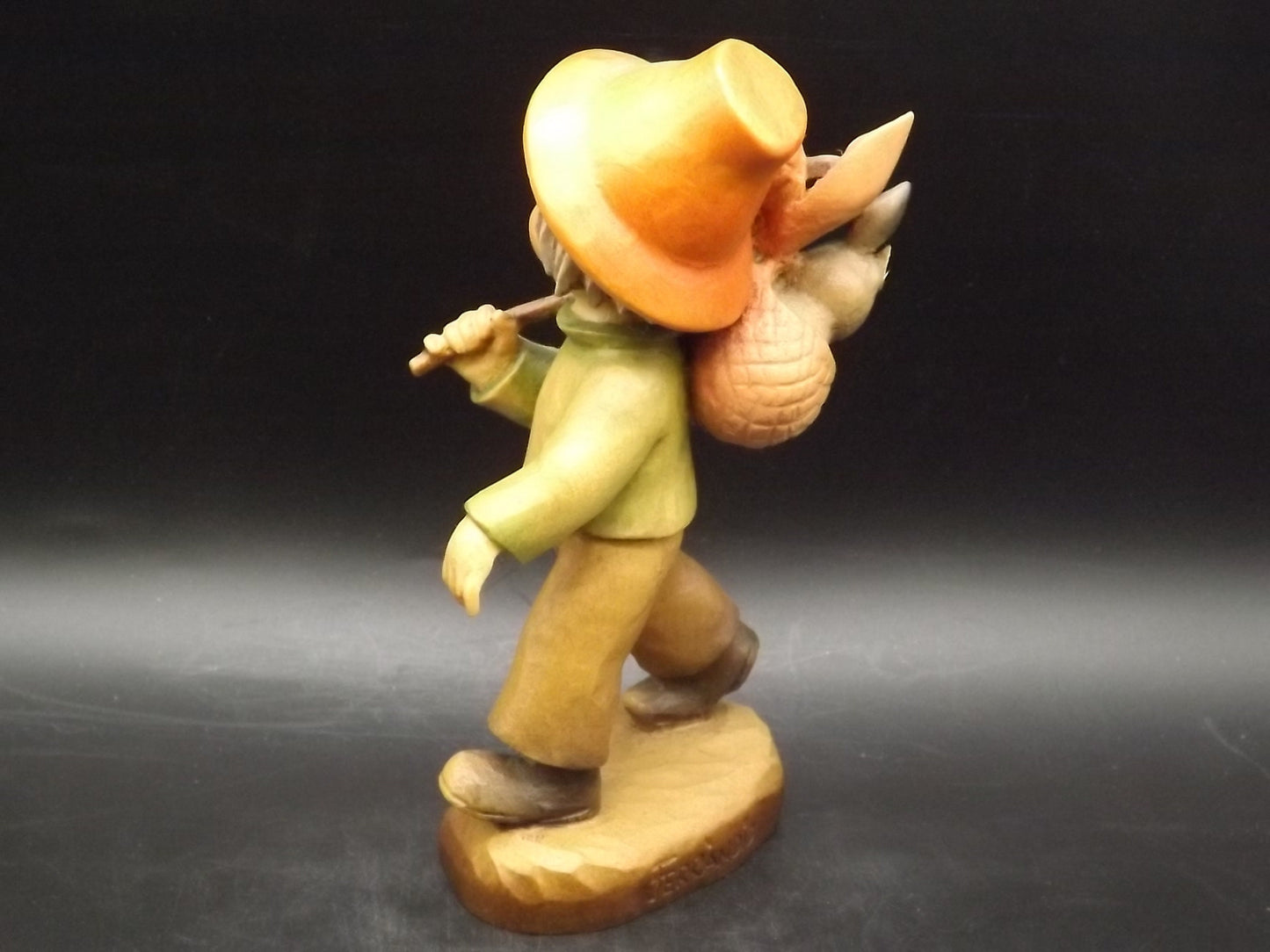 Vintage Anri "Wanderlust" Wood Figurine by Juan Ferrandiz (Damaged)