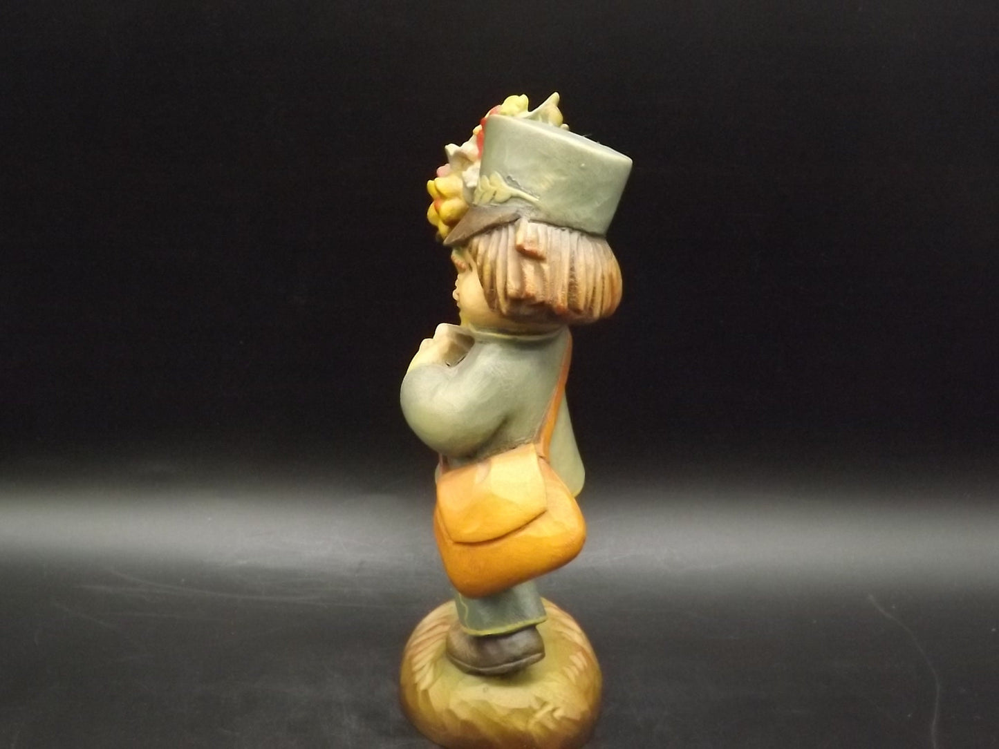 Vintage Anri Wood Figurine: "The Letter" by Juan Ferrandiz