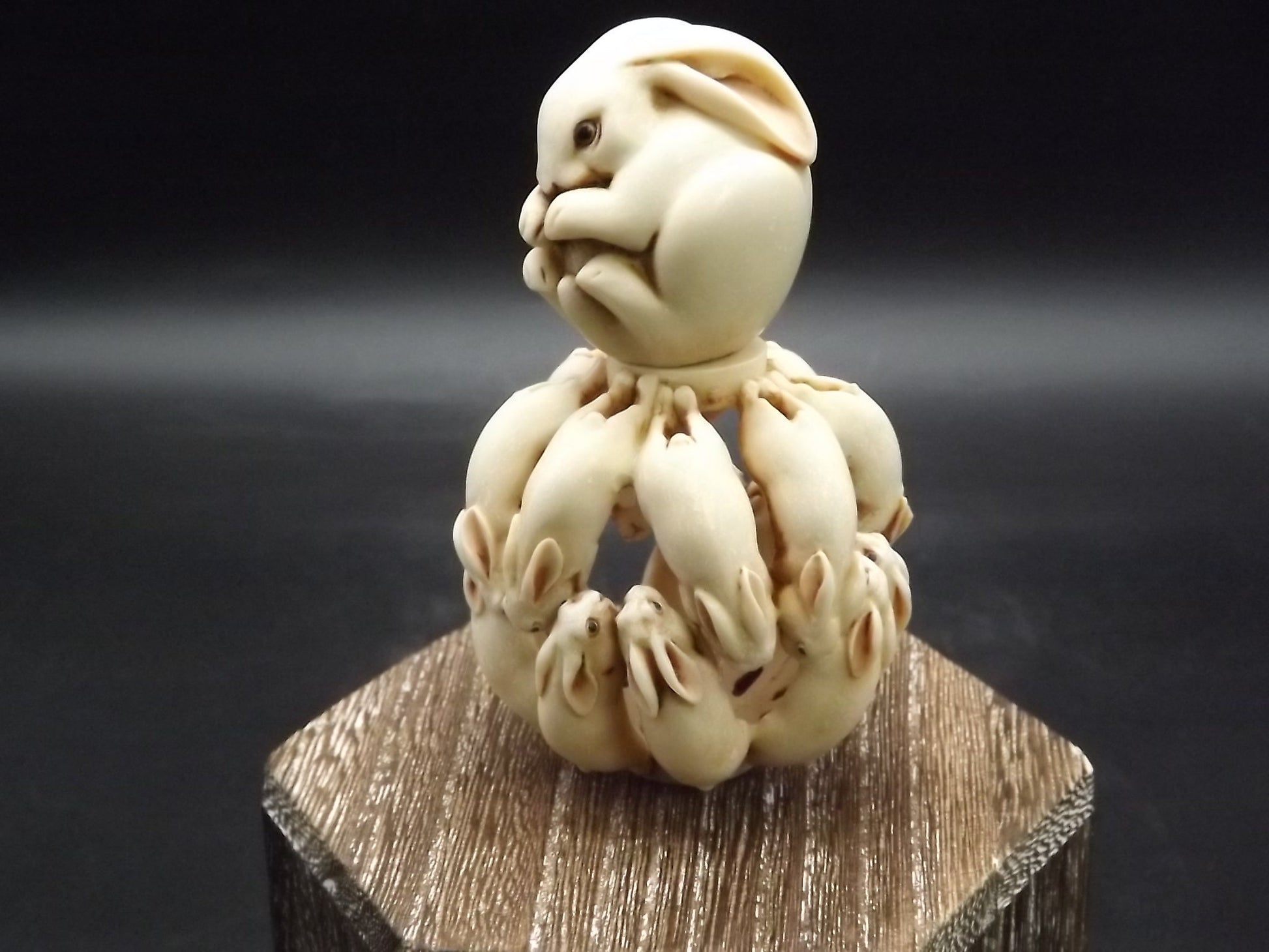 Adam Binder Eden series "Arctic Circle". Limited Edition #65/250. Rabbit amongst many offspring. Excellent shape