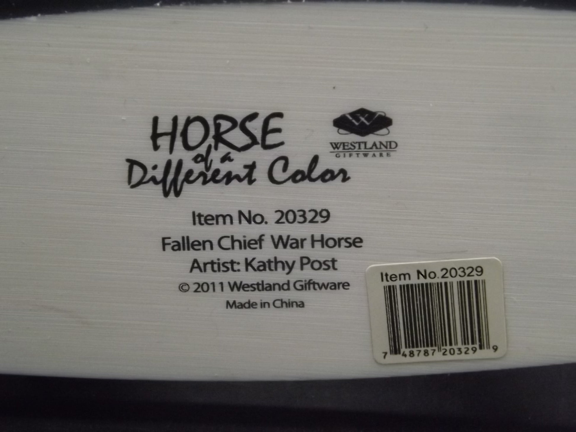 Westland "Fallen Chief War Horse" Mustang Figurine - Limited Edition