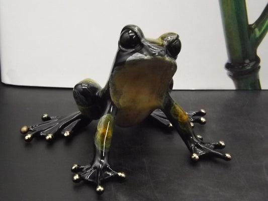 Vintage "Frogman" Tim Cotterill "Fergie" frog. Hand painted and Enameled Bronze figurine. Limited edition #82/100 show version of "Albert".