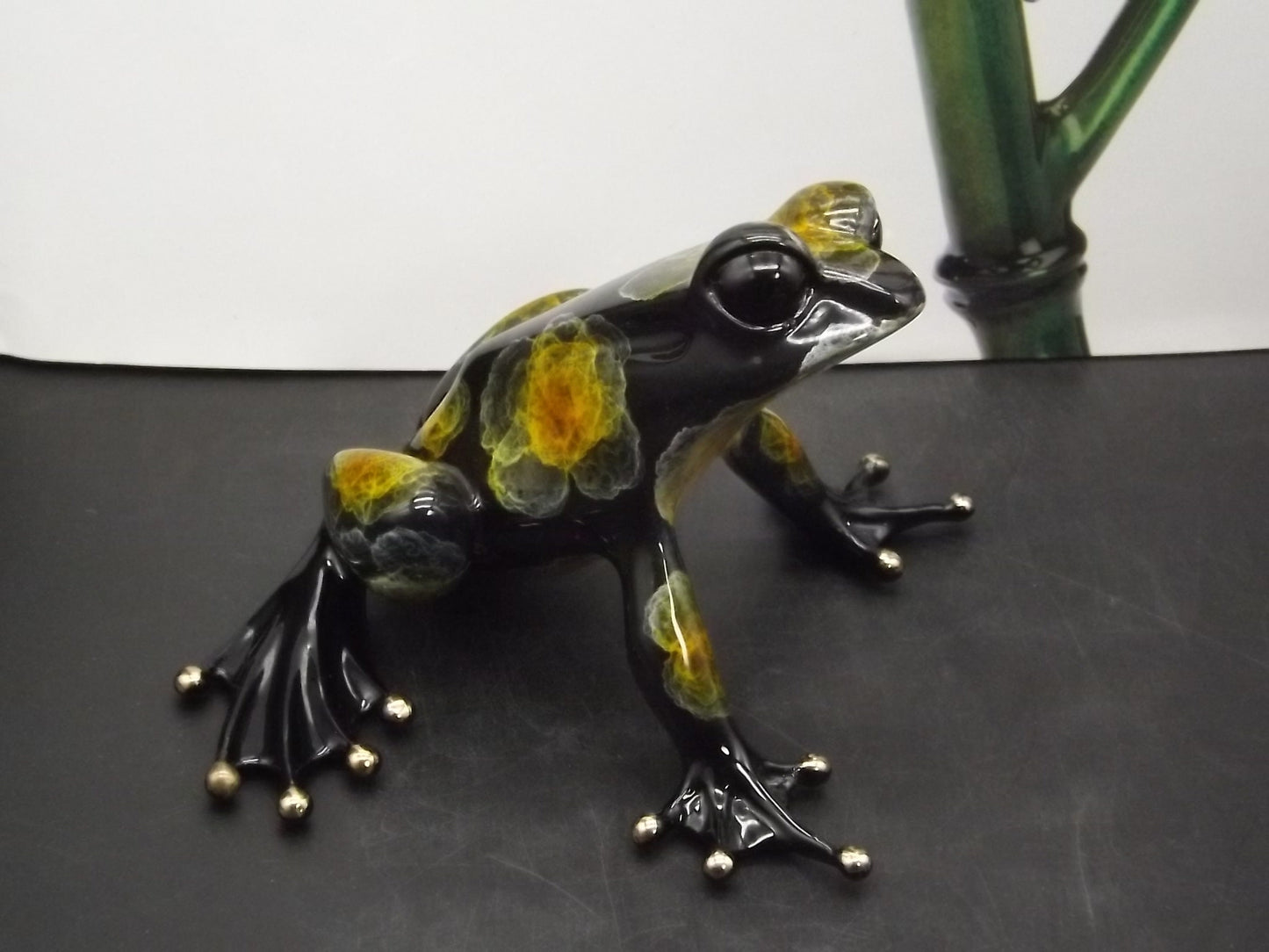 Vintage "Frogman" Tim Cotterill "Fergie" frog. Hand painted and Enameled Bronze figurine. Limited edition #82/100 show version of "Albert".