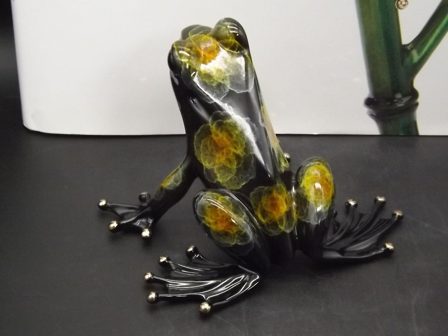 Vintage "Frogman" Tim Cotterill "Fergie" frog. Hand painted and Enameled Bronze figurine. Limited edition #82/100 show version of "Albert".