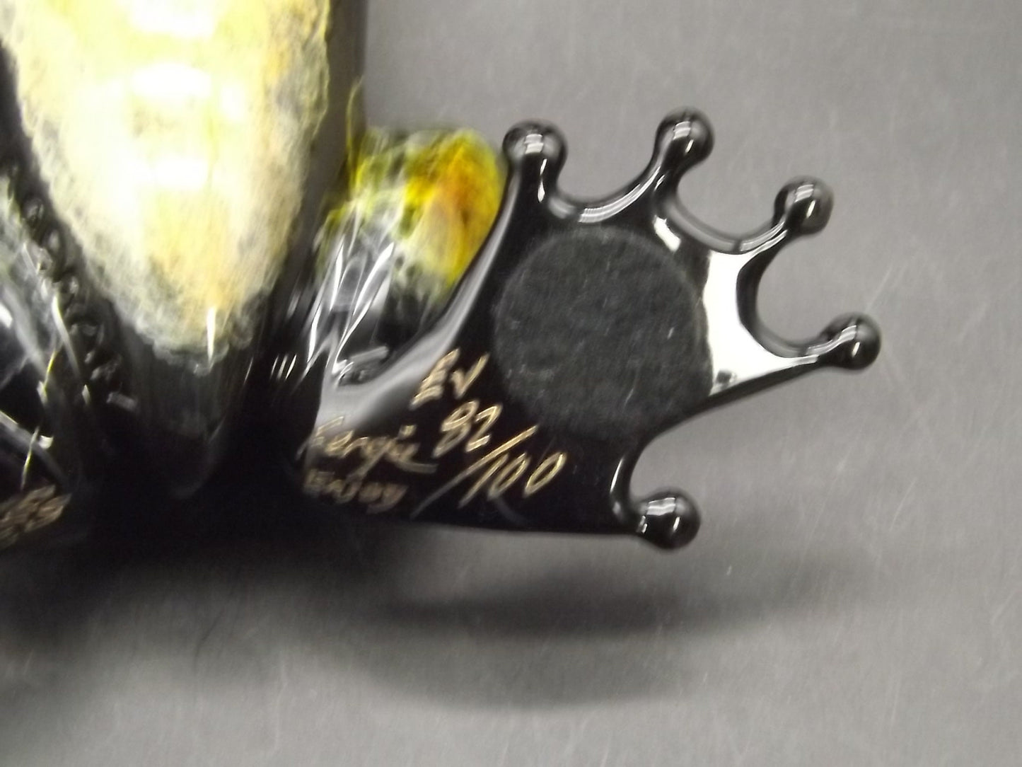 Vintage "Frogman" Tim Cotterill "Fergie" frog. Hand painted and Enameled Bronze figurine. Limited edition #82/100 show version of "Albert".