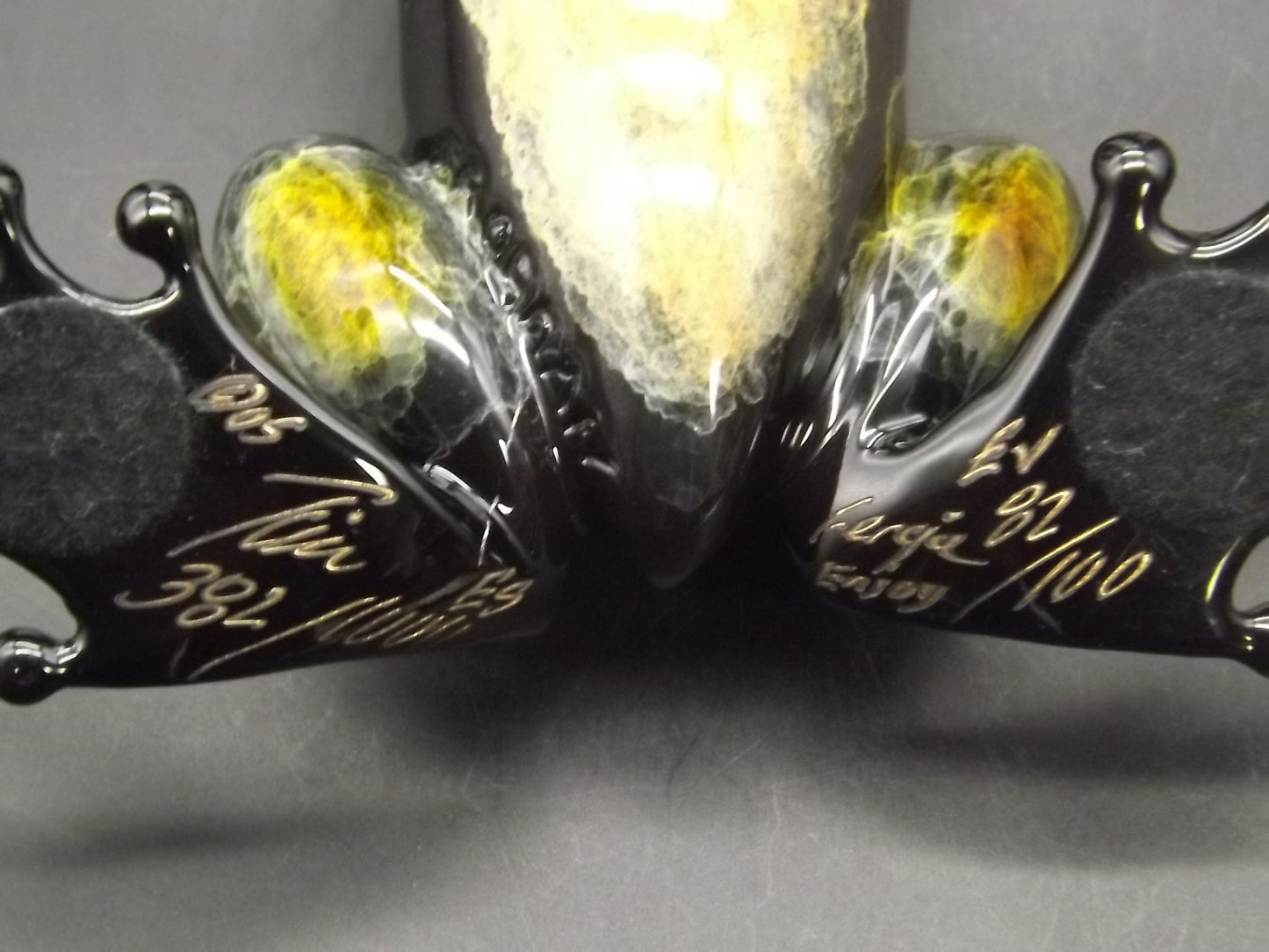 Vintage "Frogman" Tim Cotterill "Fergie" frog. Hand painted and Enameled Bronze figurine. Limited edition #82/100 show version of "Albert".