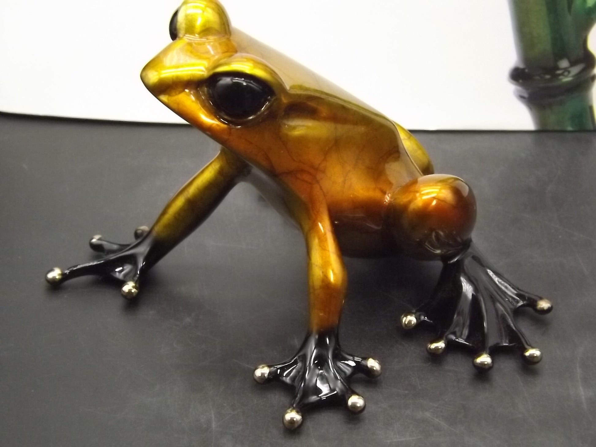 Vintage Frogman Tim Cotterill Bronze Frog Figurine: Euro 2 Albert, Limited Edition