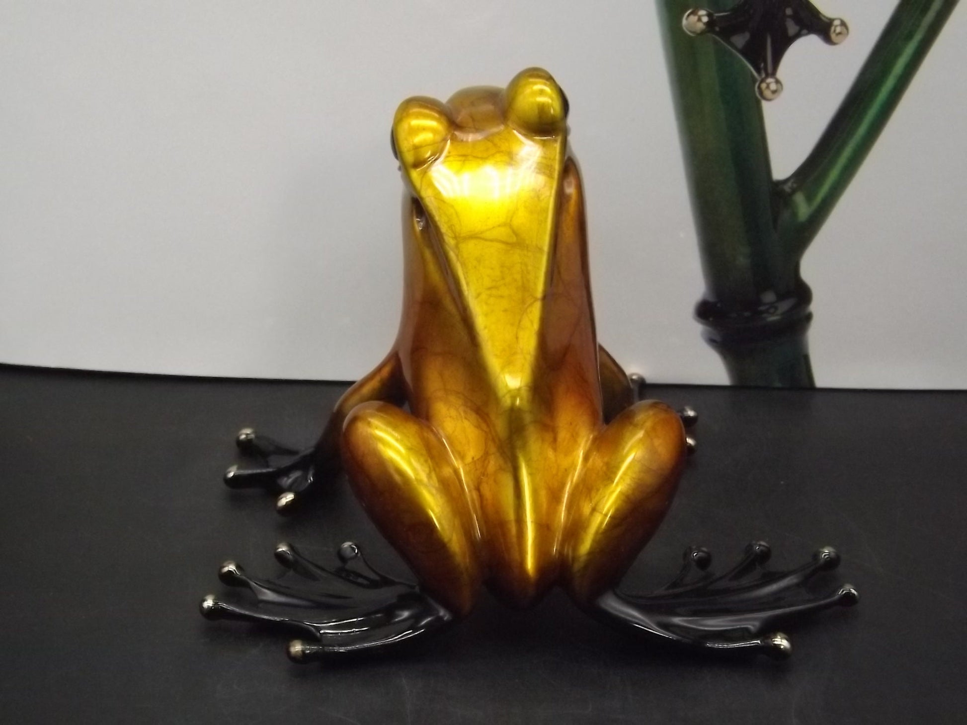 Vintage Frogman Tim Cotterill Bronze Frog Figurine: Euro 2 Albert, Limited Edition
