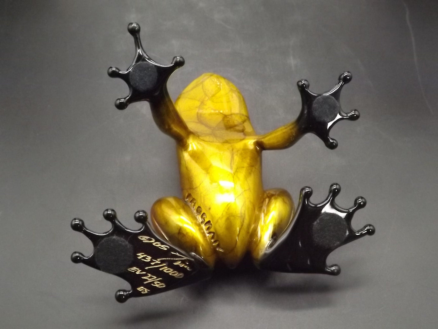Vintage Frogman Tim Cotterill Bronze Frog Figurine: Euro 2 Albert, Limited Edition