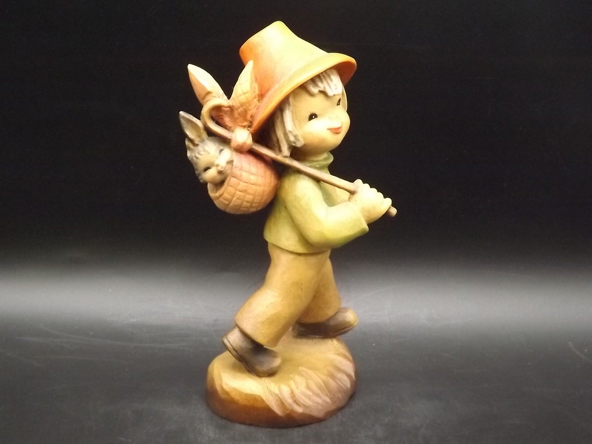 Vintage Anri "Wanderlust" Wood Figurine by Juan Ferrandiz (Damaged)