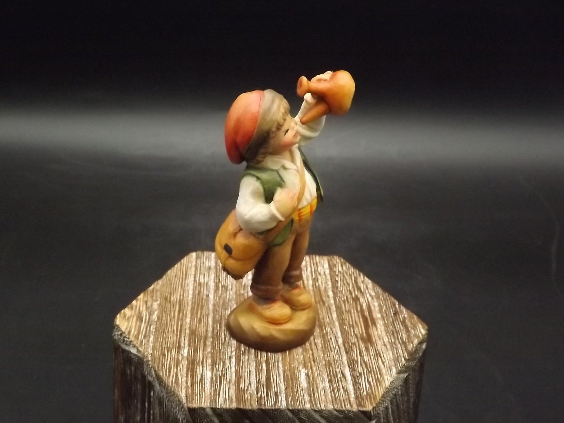 Vintage Anri Catalonia Boy Figurine: Juan Ferrandiz Carved Wood, Limited Edition