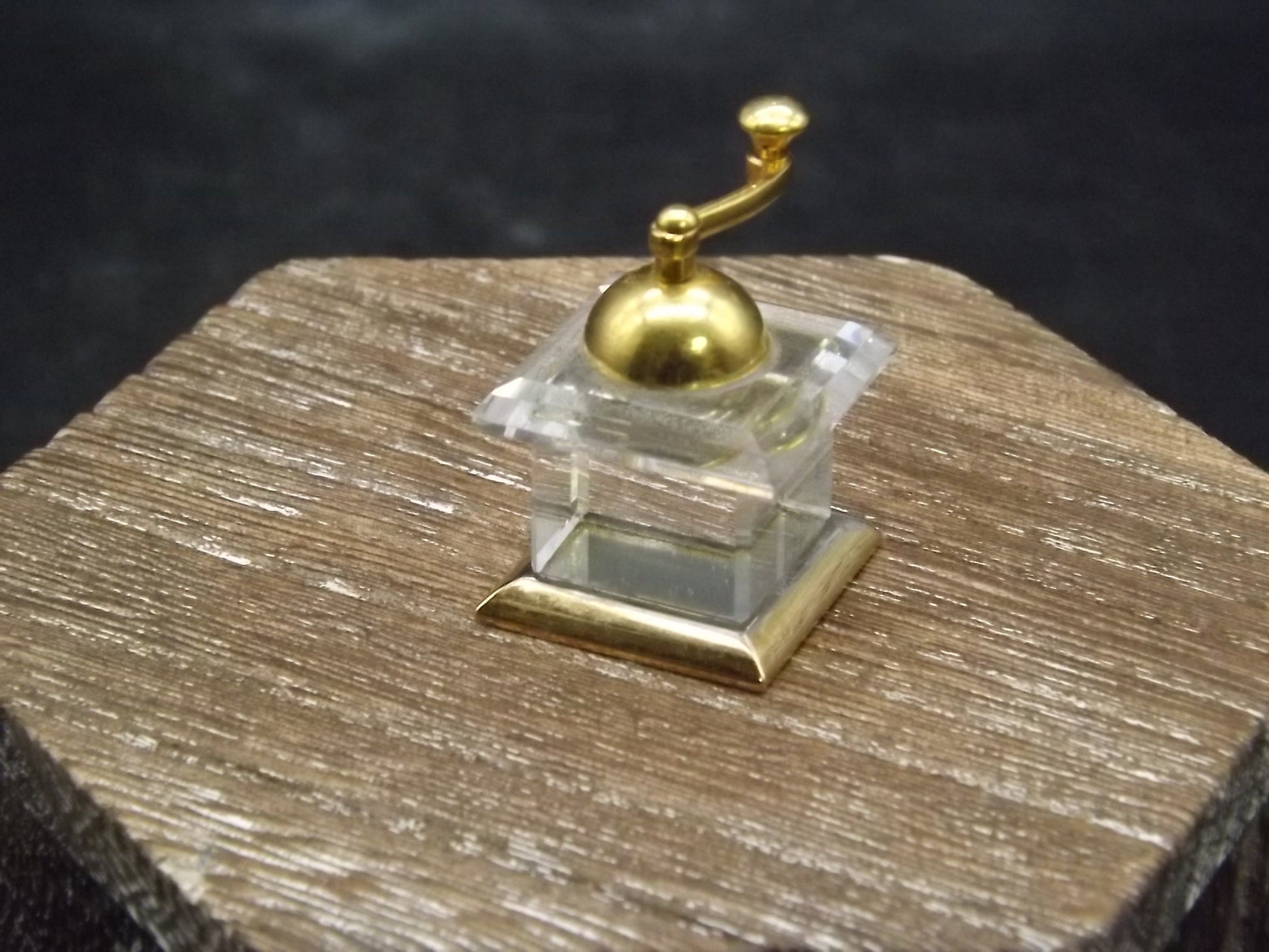 Vintage Swarovski Crystal Memories "Coffee Mill" Figurine. Excellent Condition with original box. Soiled Box