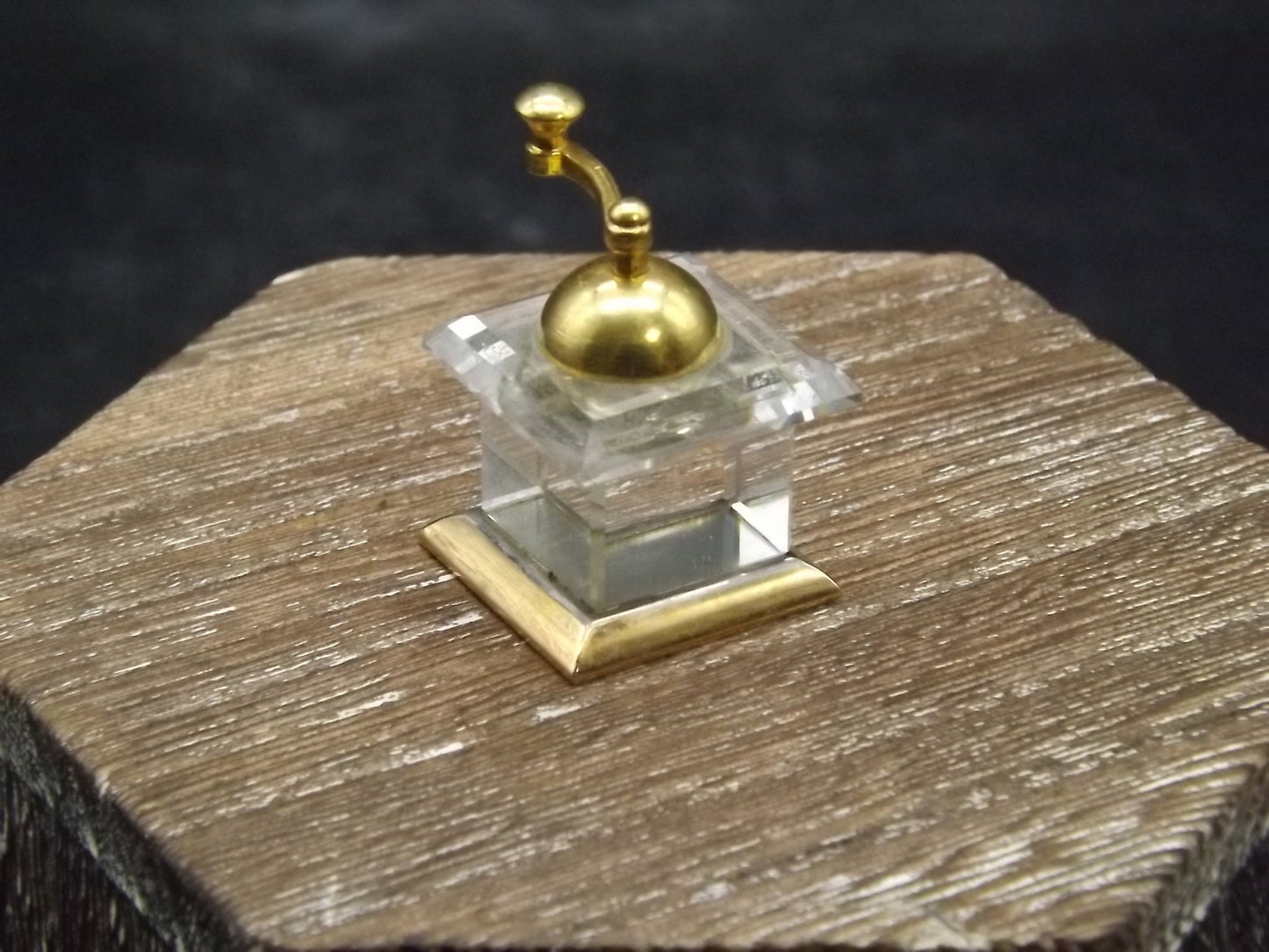 Vintage Swarovski Crystal Memories "Coffee Mill" Figurine. Excellent Condition with original box. Soiled Box
