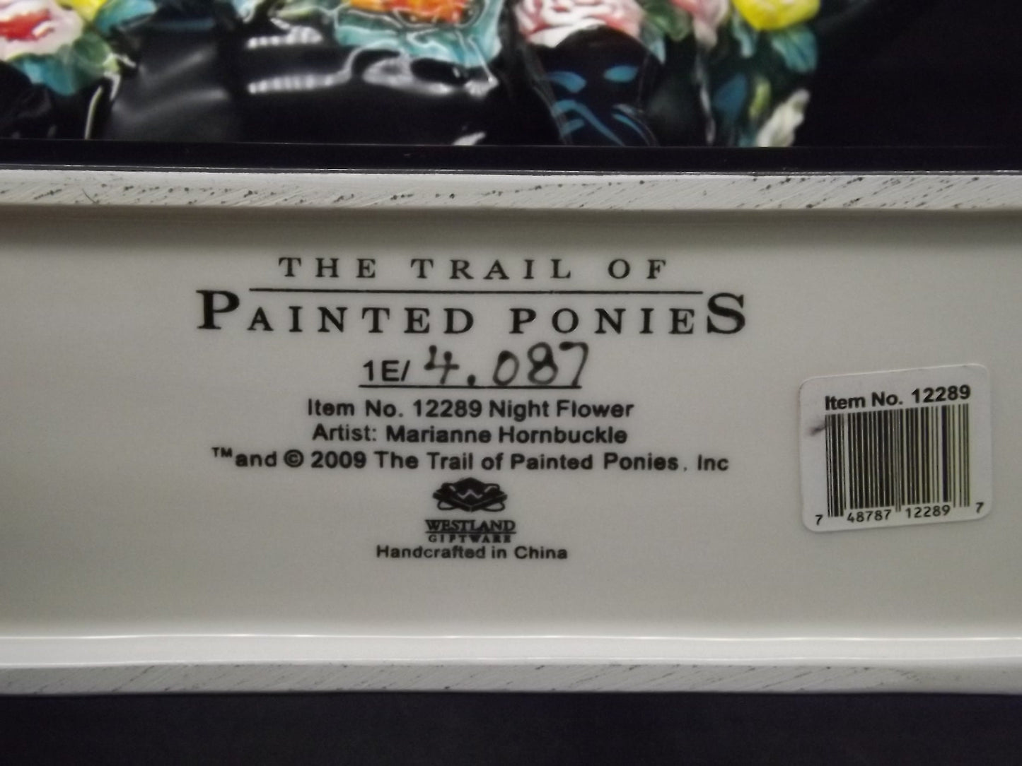 Vintage Trail of Painted Ponies Figurine: Night Flower, Limited Edition (Box & COA)